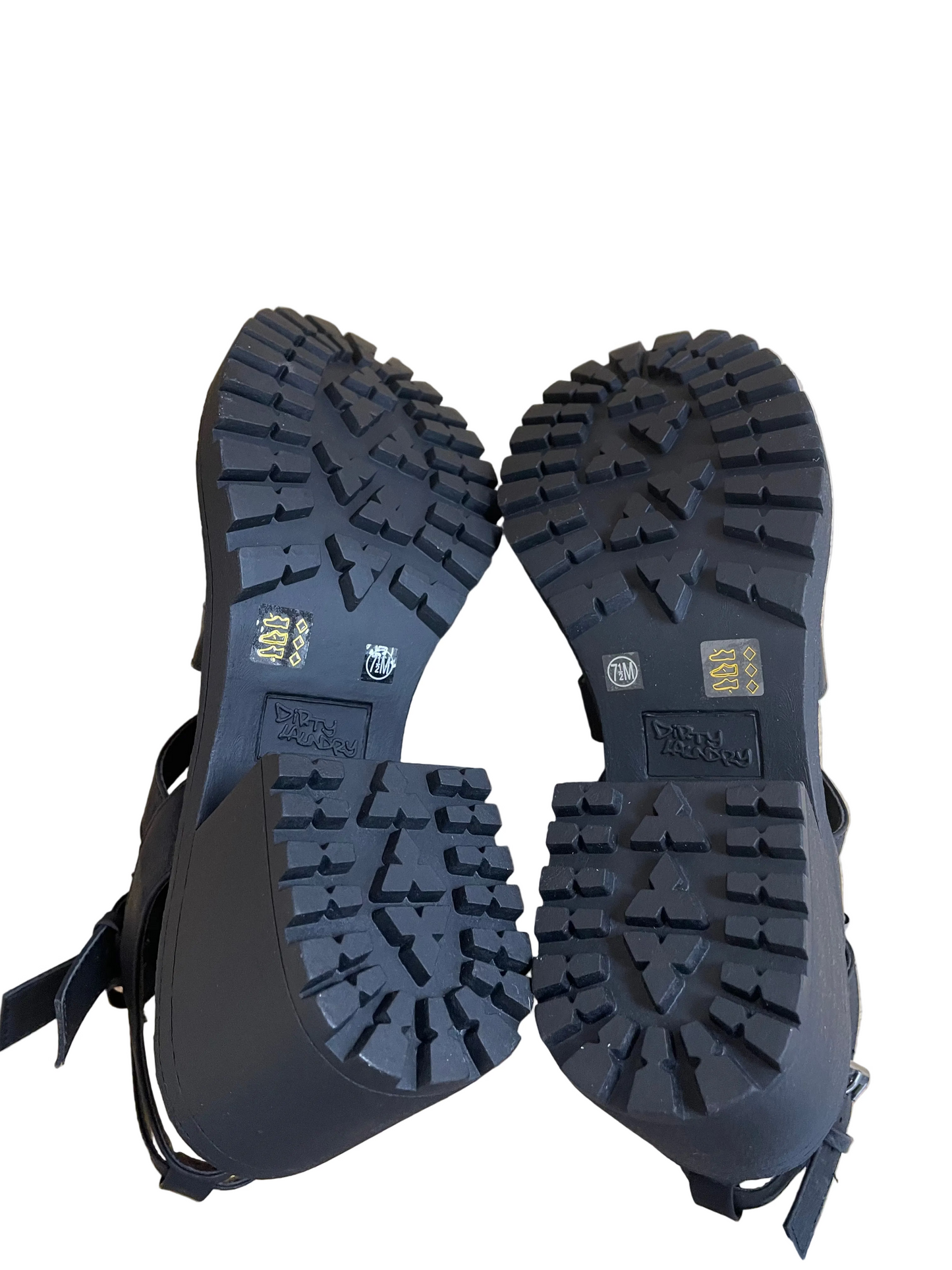 Sandals Heels Block By Dirty Laundry In Black, Size:7.5