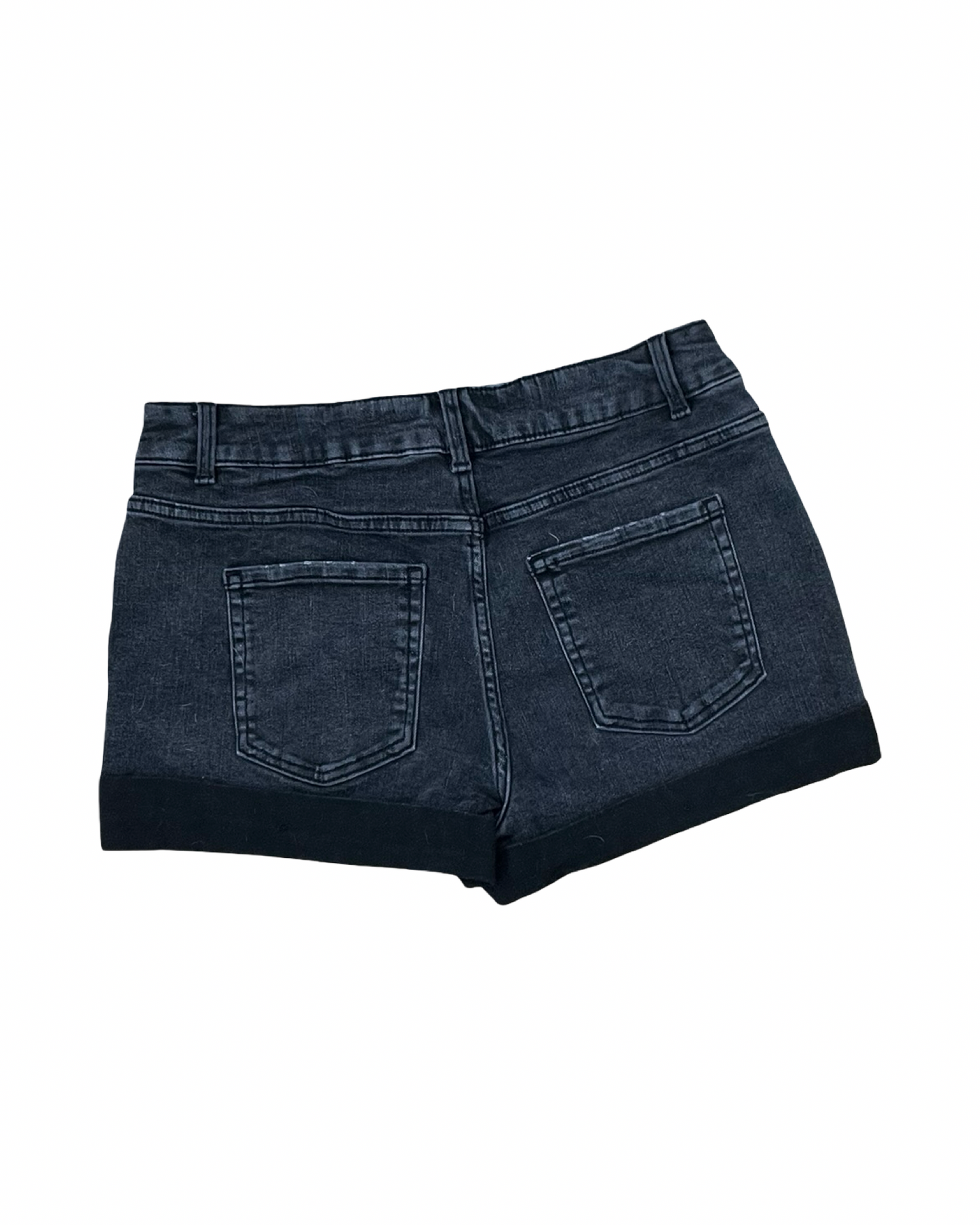 Shorts By Time And Tru In Black Denim, Size:12