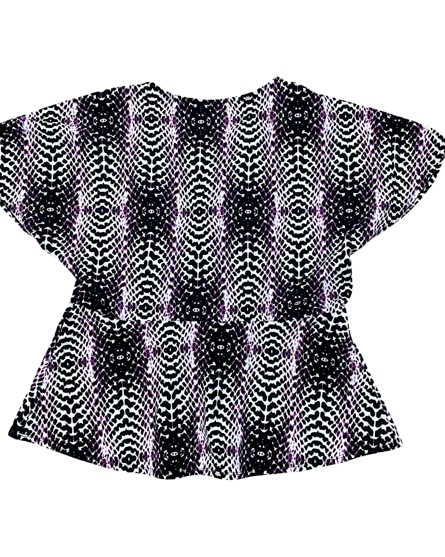 Top Ss By Worthington In Black & Purple, Size:Xl