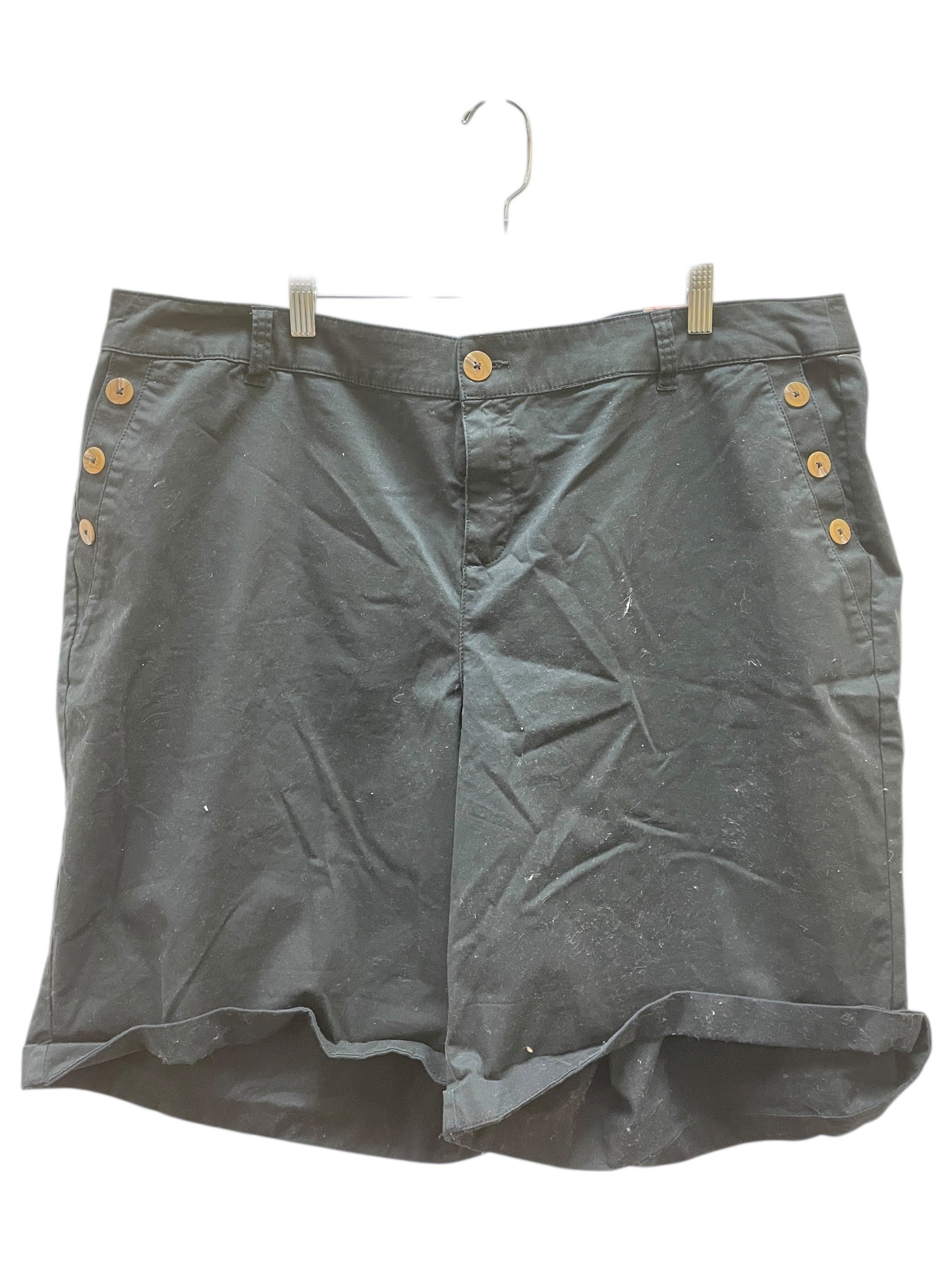 Shorts By Lane Bryant In Black, Size:2X