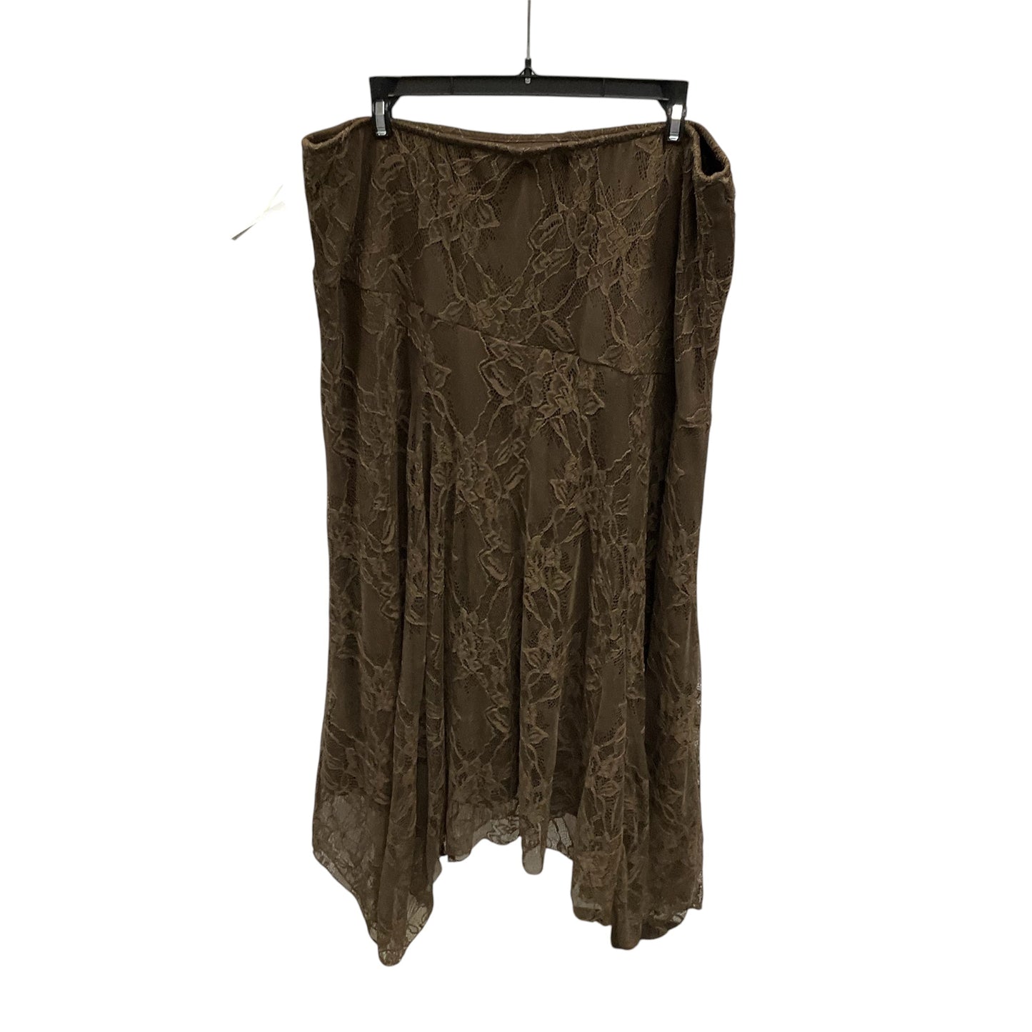 Skirt Maxi By Ultra Pink In Brown, Size: Xl
