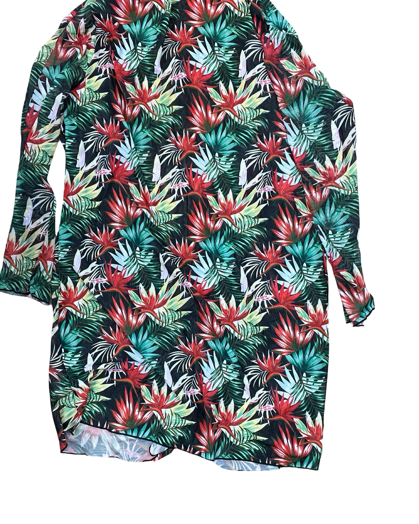 Cardigan By Clothes Mentor In Floral Print, Size:M