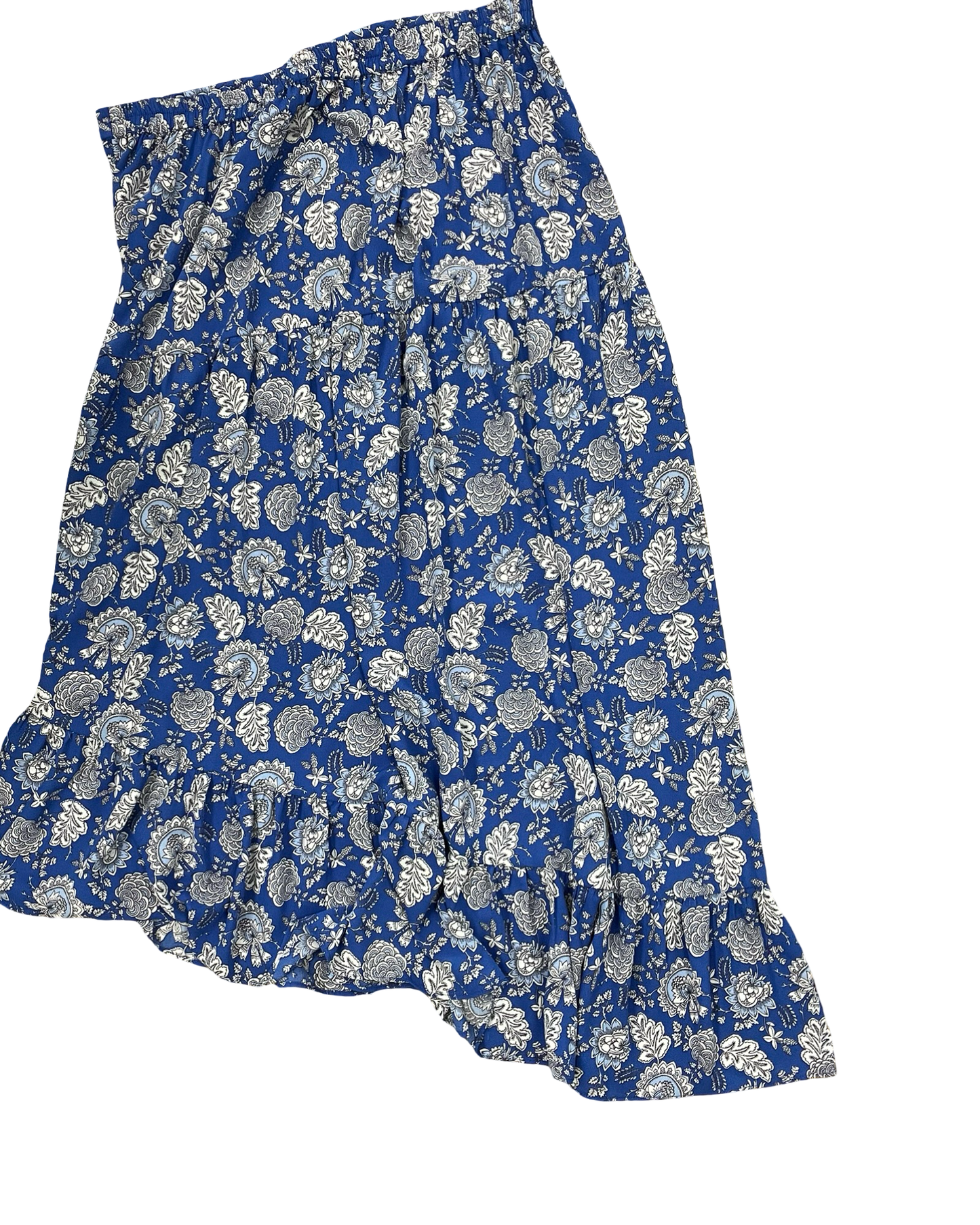 Skirt Maxi By Vince Camuto In Blue & White, Size:L