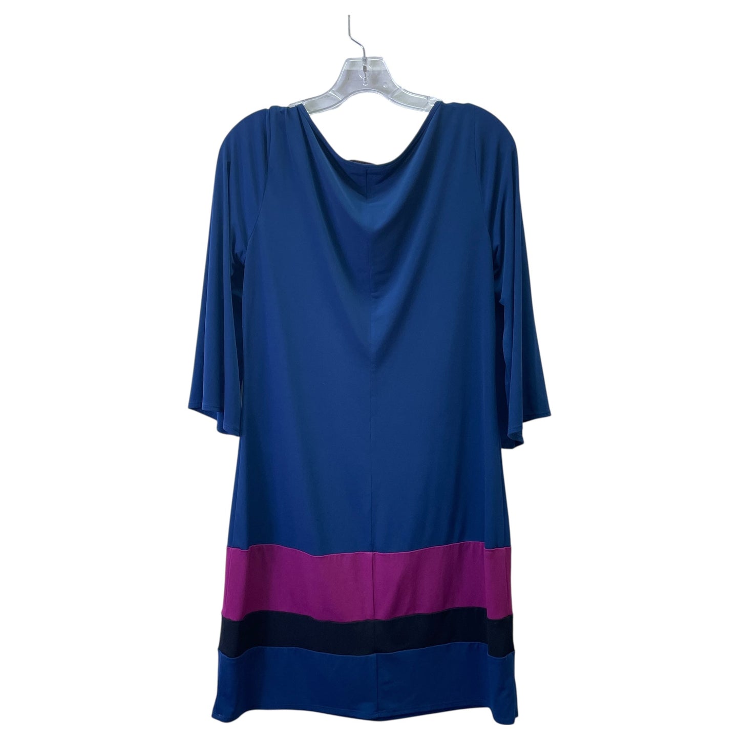 Dress Casual Midi By Laundry In Blue & Purple, Size:M