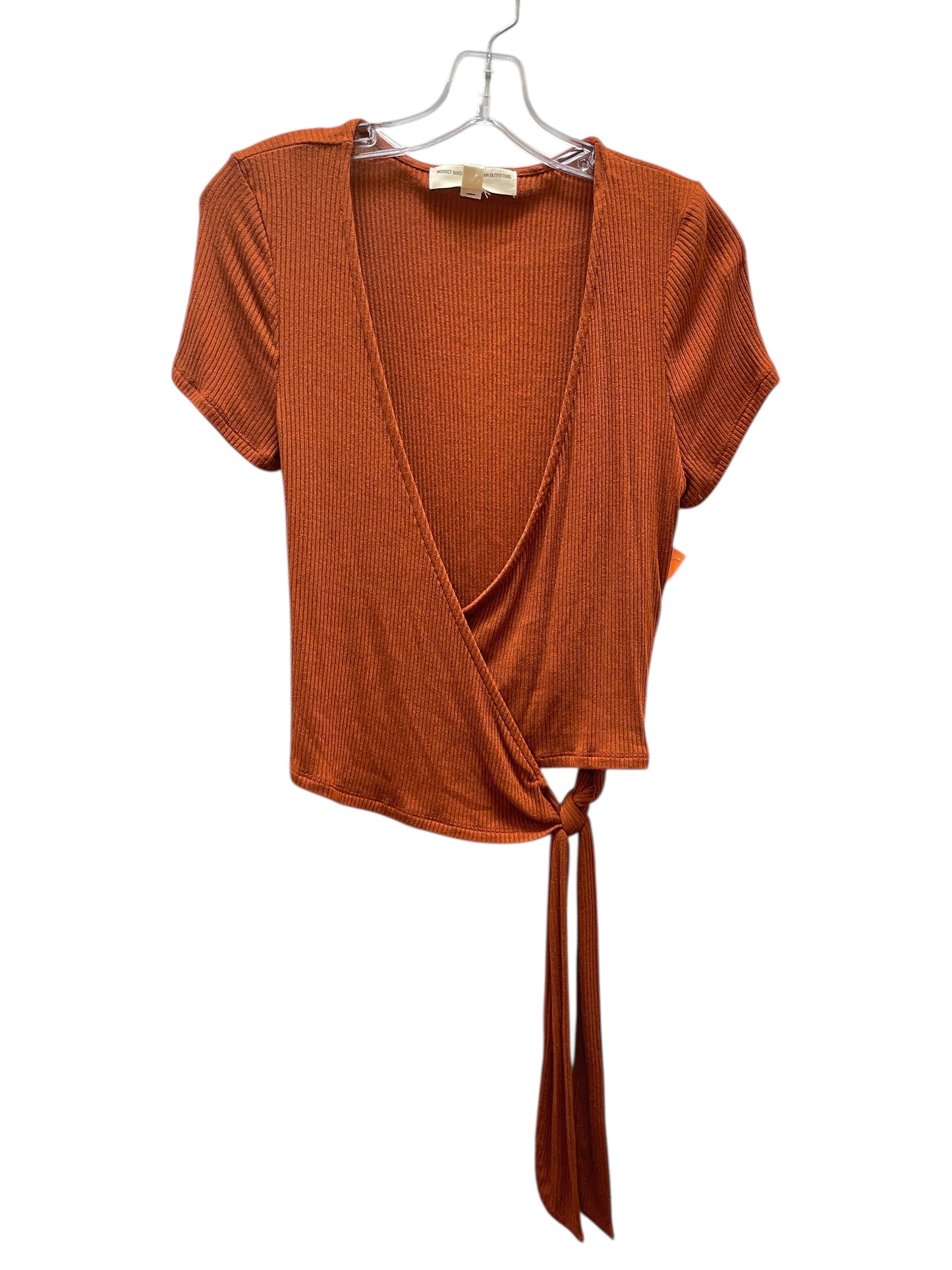 Top Ss By Urban Outfitters In Orange, Size:L