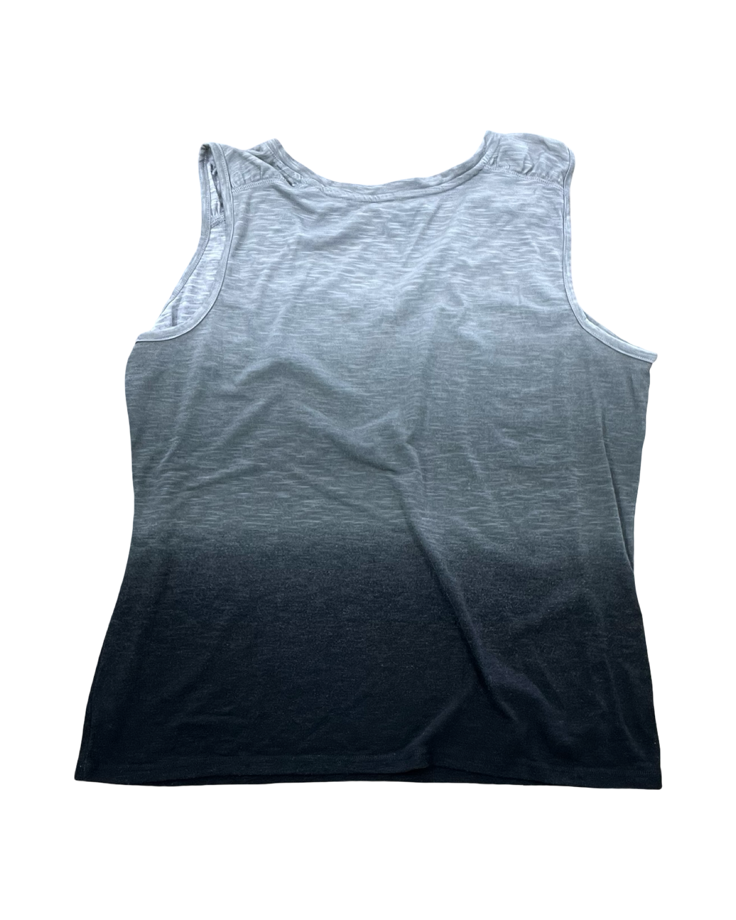 Top Sleeveless By Made For Life In Grey, Size:1X
