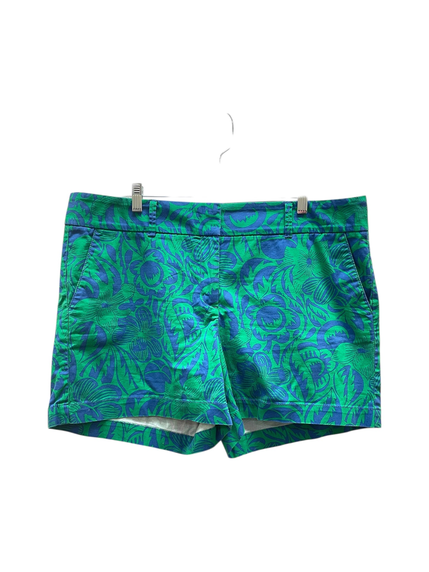 Shorts By Talbots In Blue & Green, Size:16