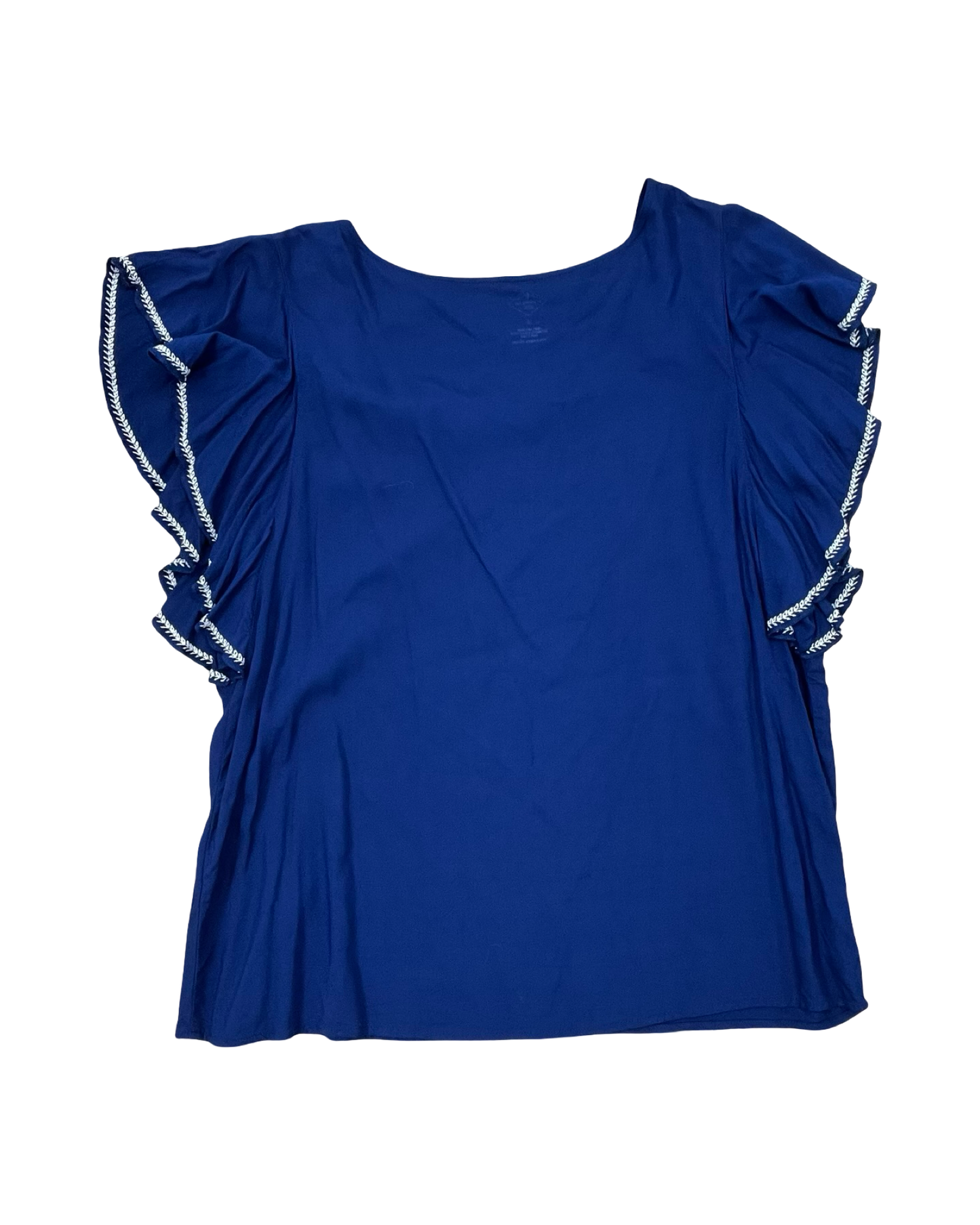 Top Ss By Clothes Mentor In Blue, Size:Xl