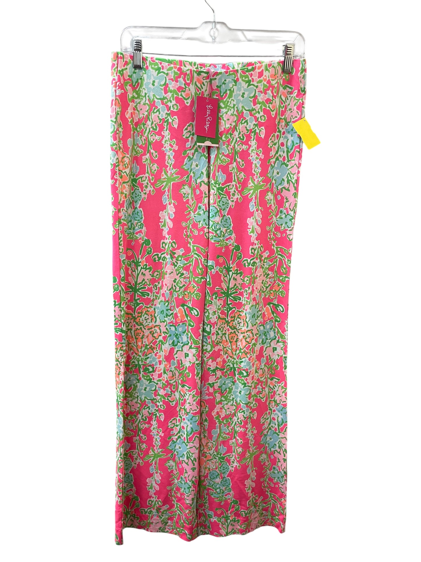 Pants Designer By Lilly Pulitzer In Green & Pink, Size:S