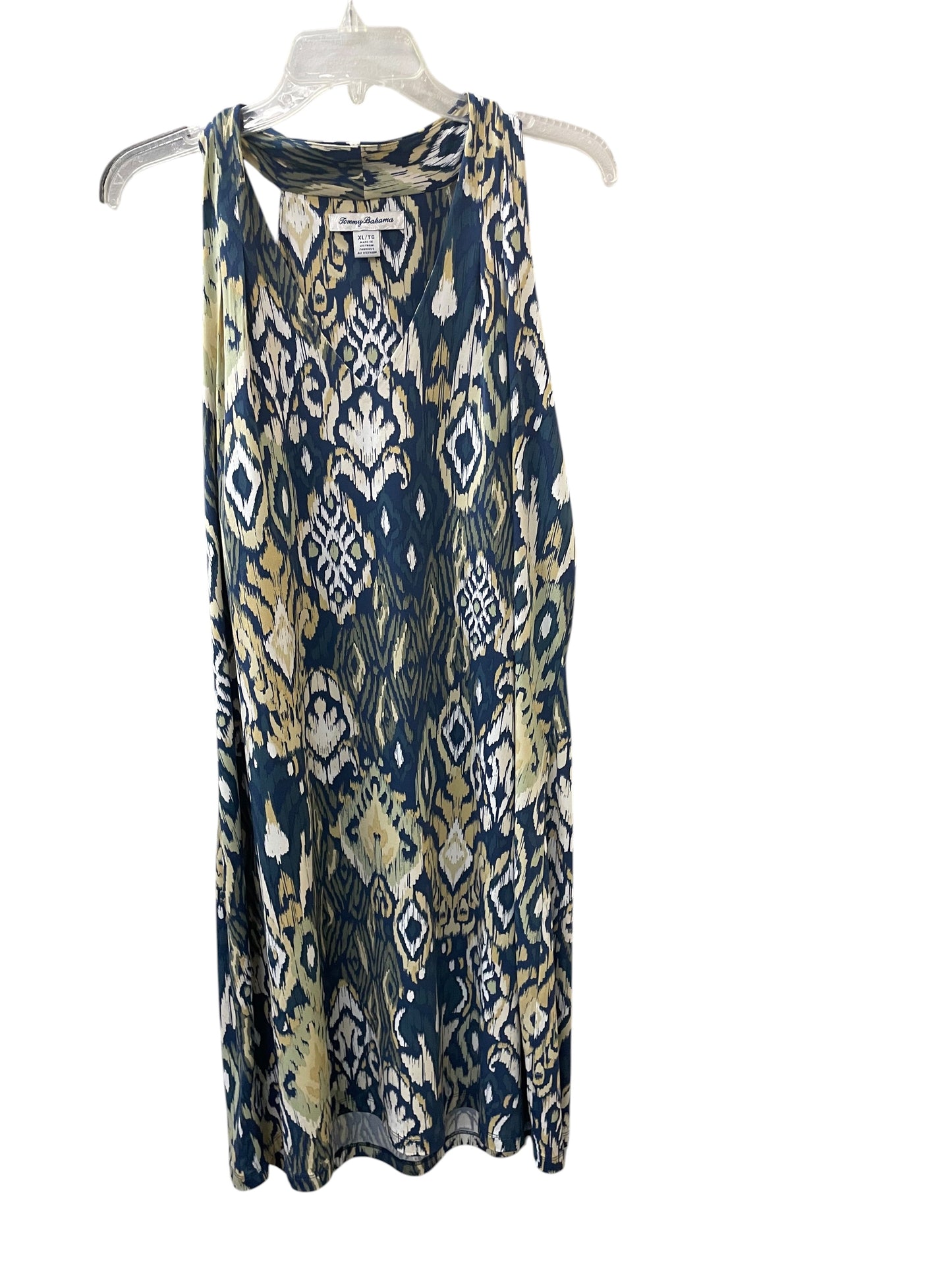 Dress Casual Midi By Tommy Bahama In Blue, Size:Xl