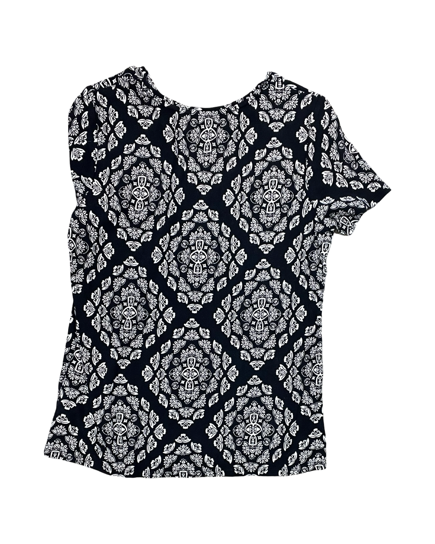Top Ss By Croft And Barrow In Black & Tan, Size:L