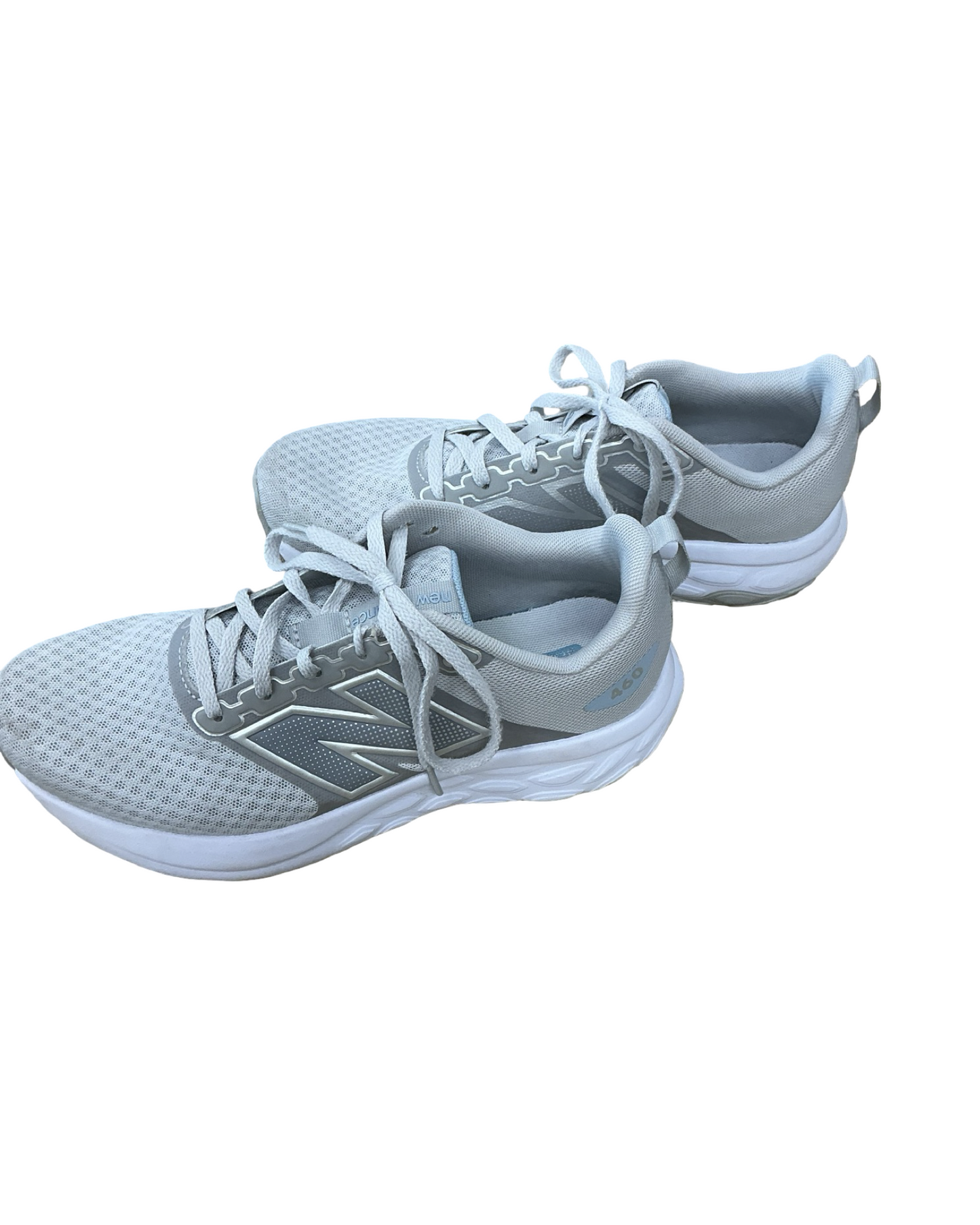 Shoes Athletic By New Balance In Grey & White, Size:7