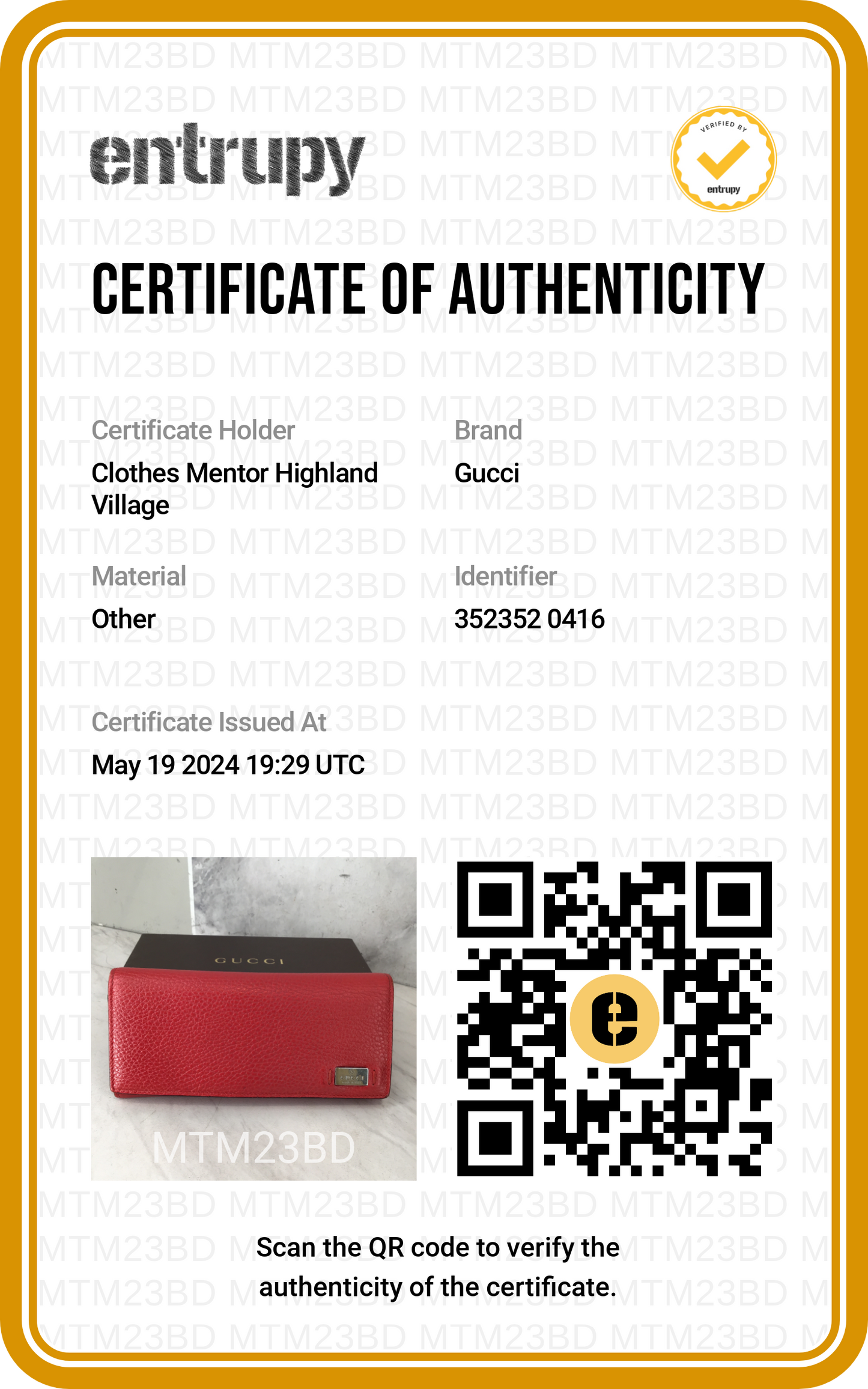 Wallet Luxury Designer By Gucci Size: Medium