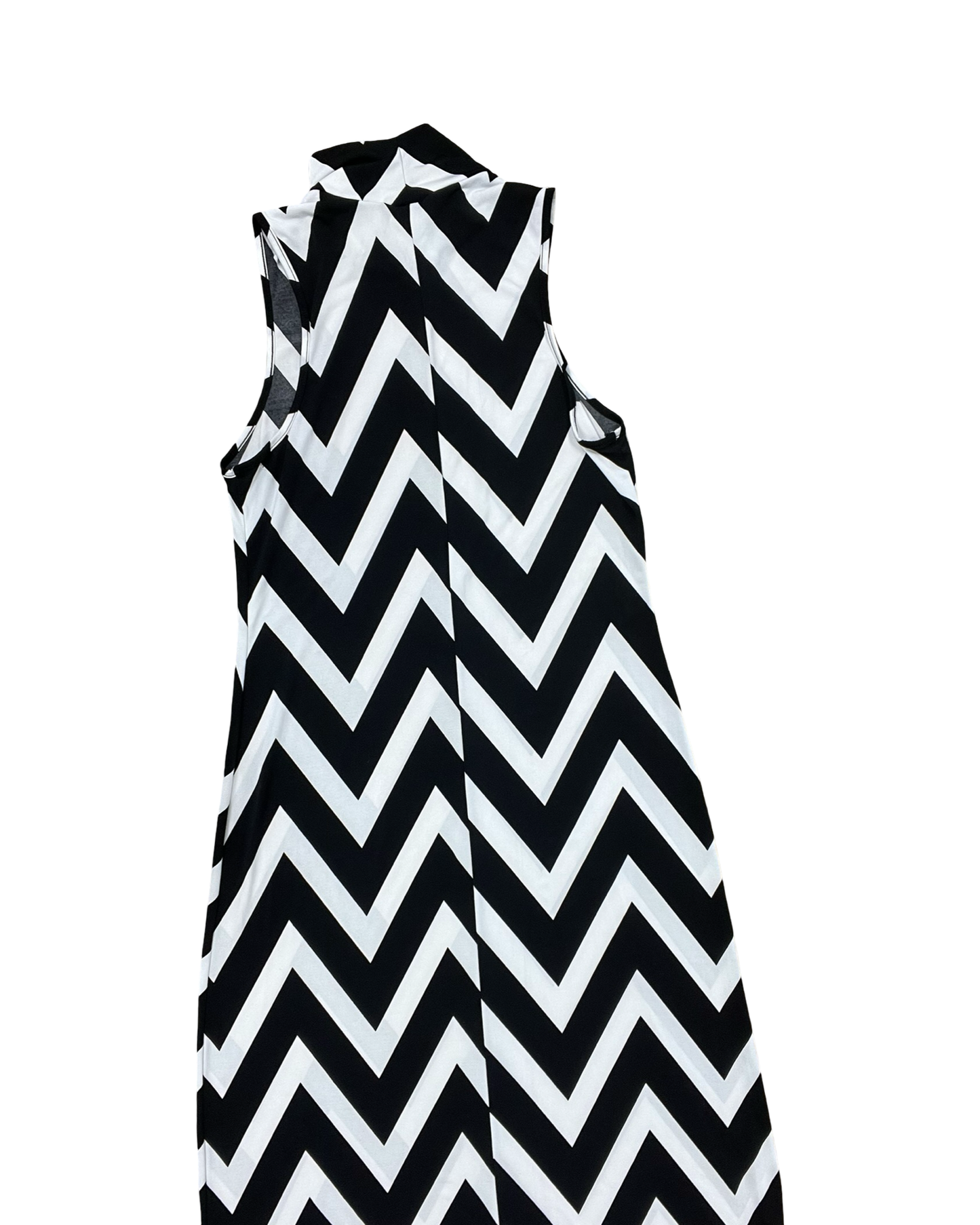 Dress Casual Maxi By Love J In Black & White, Size:Xl