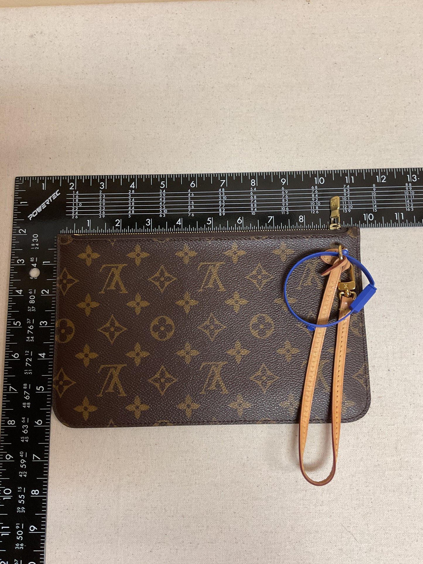 Wristlet Luxury Designer By Louis Vuitton In Brown, Size:Large