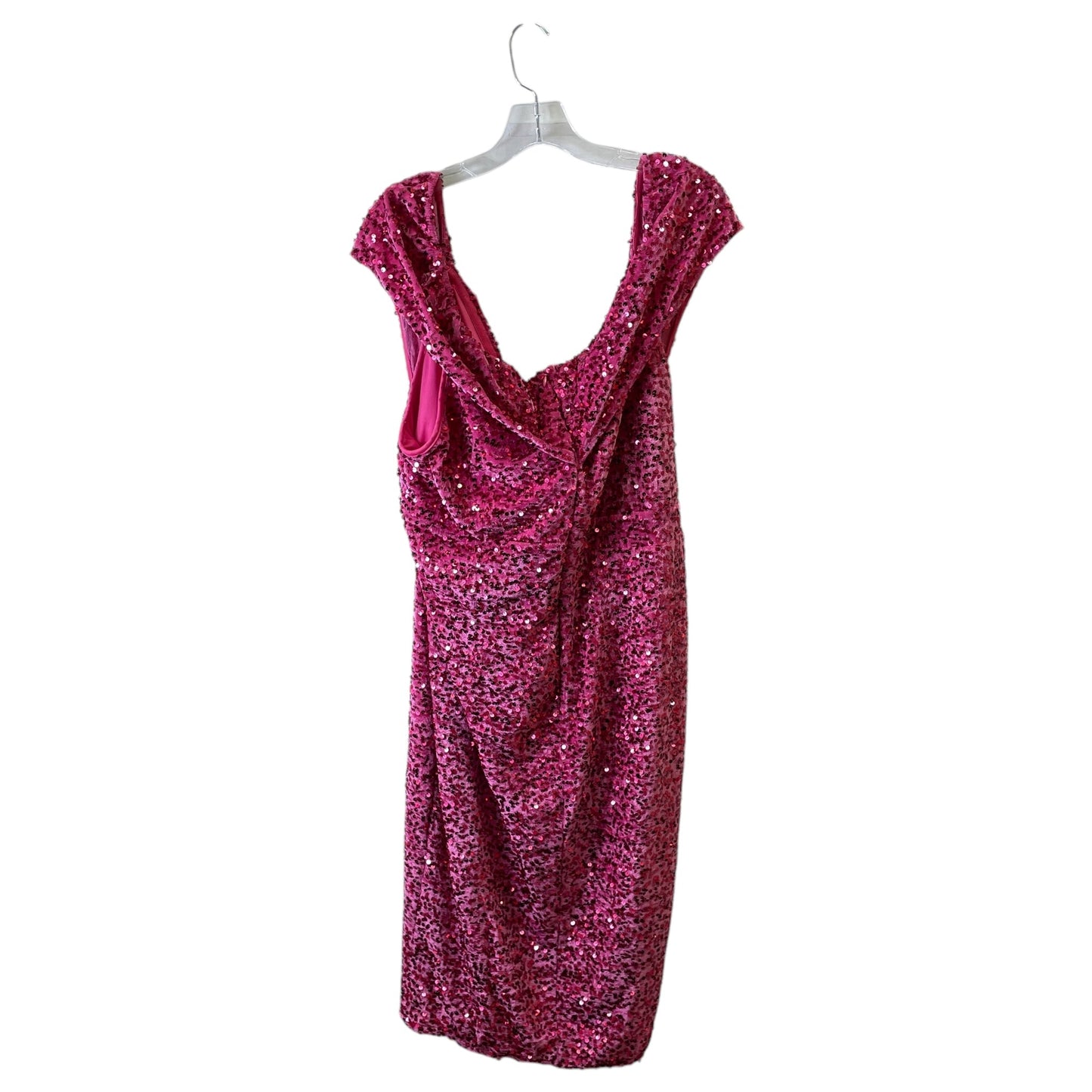 Dress Casual Midi By Boohoo Boutique In Pink, Size:22