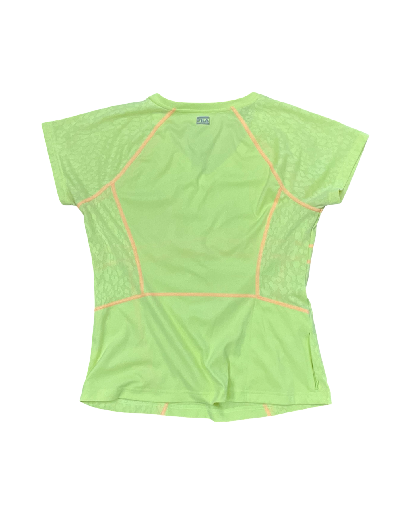 Athletic Top Ss By Fila In Yellow, Size:L