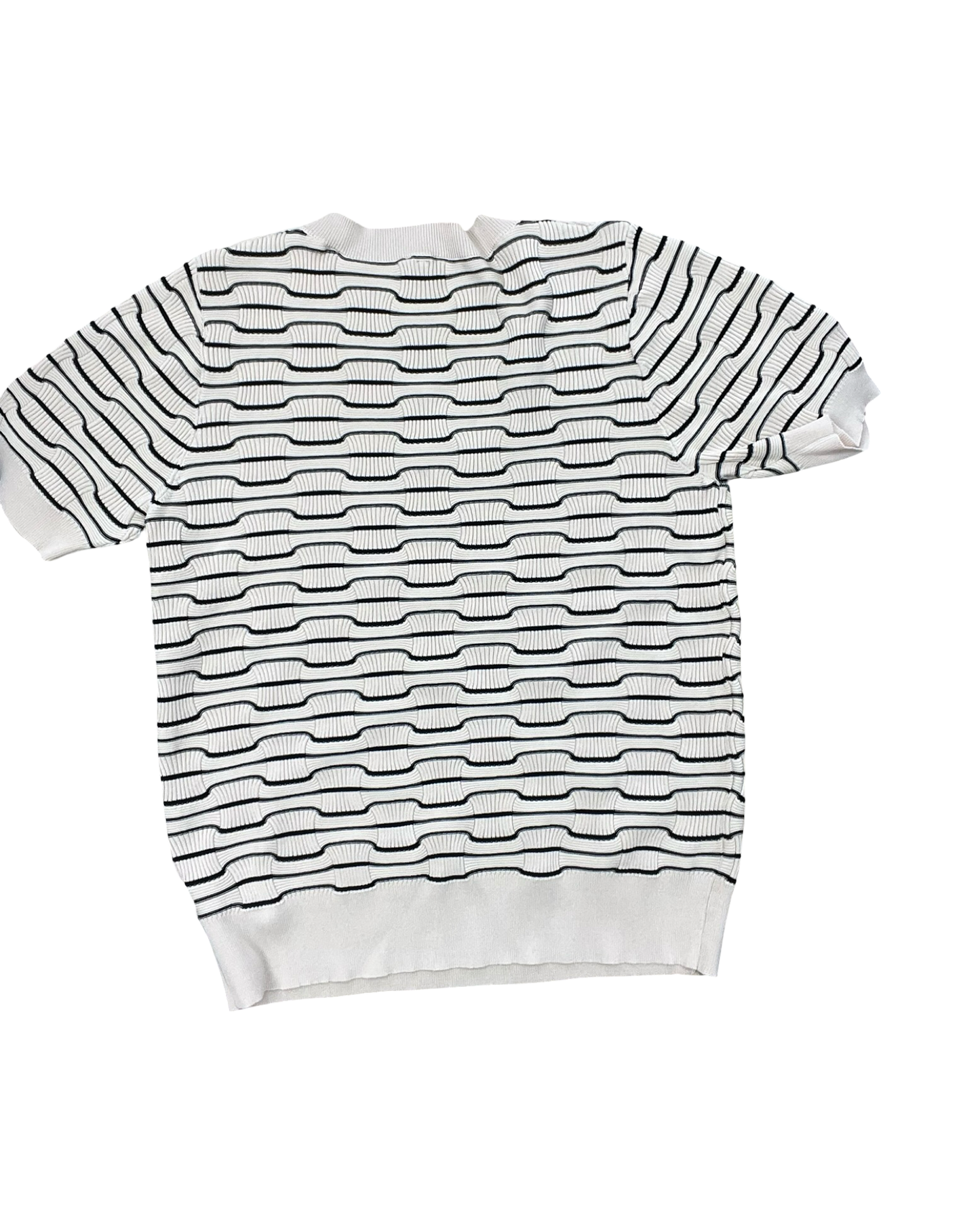Top Ss By Clothes Mentor In Black & Cream, Size:1X