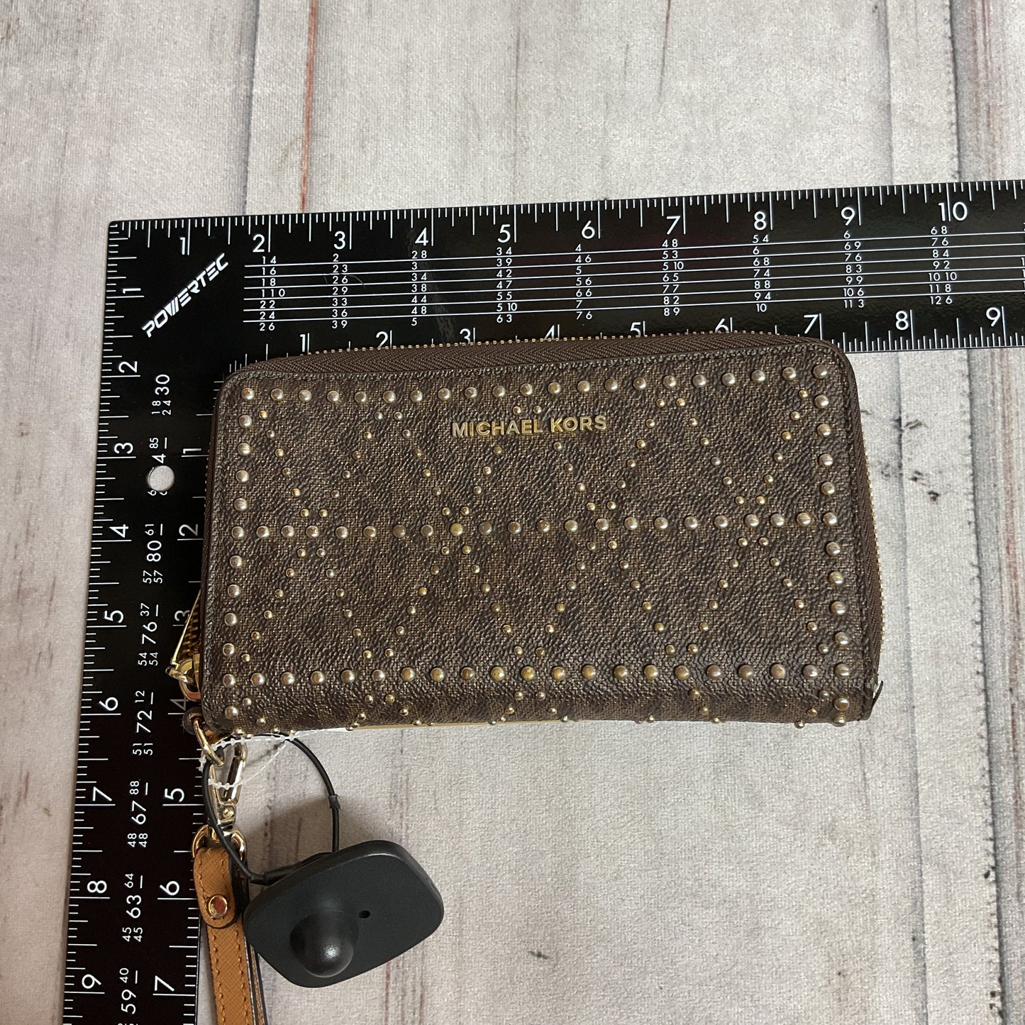 Wristlet Designer By Michael Kors In Brown, Size:Medium