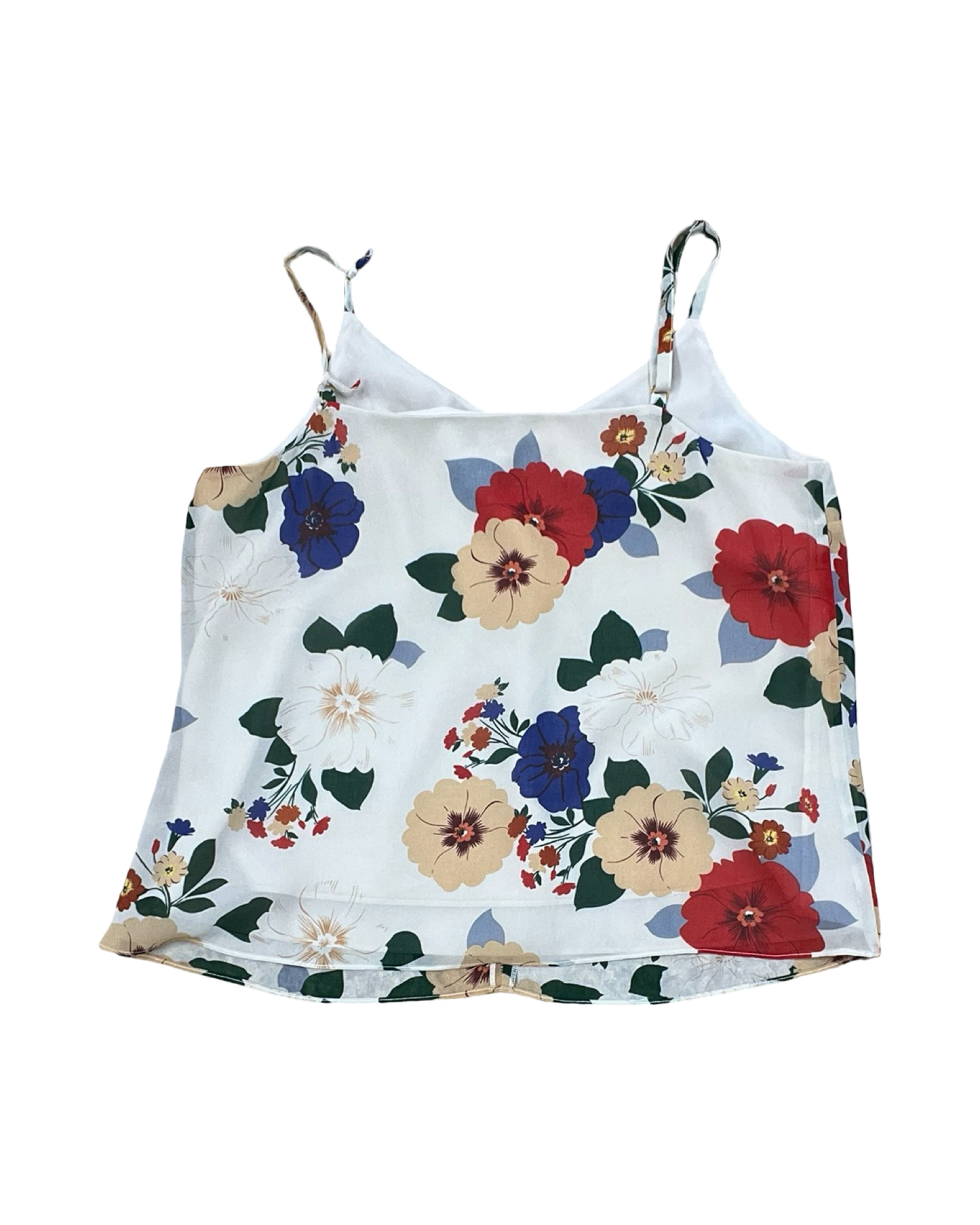 Top Sleeveless By Cabi In Floral Print, Size:S