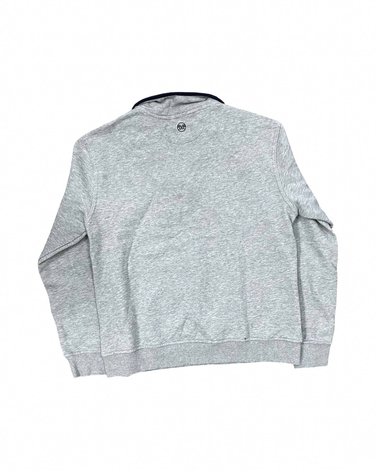 Sweatshirt Collar By Clothes Mentor In Grey, Size:M