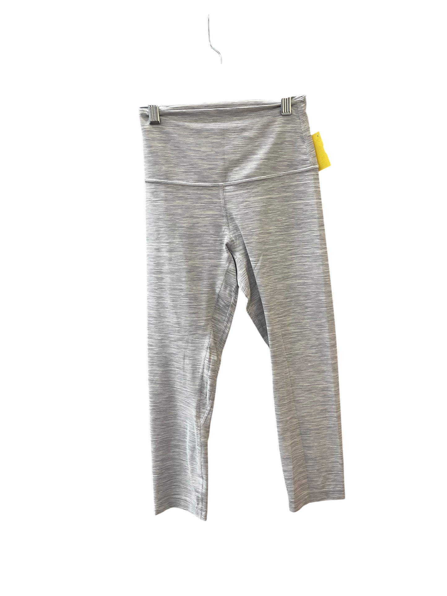 Athletic Leggings By Lululemon In Grey, Size:4