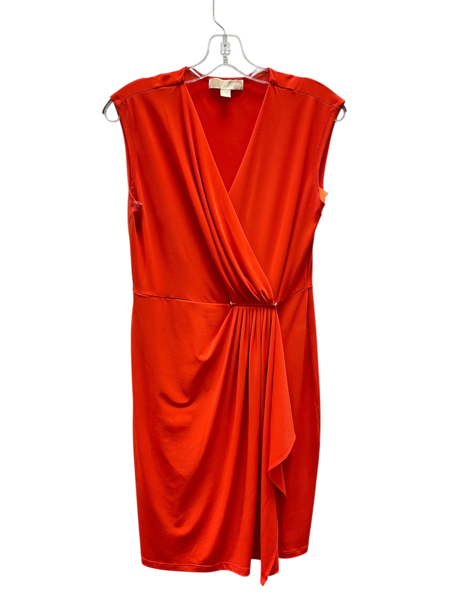 Dress Designer By Michael Kors In Orange, Size:S