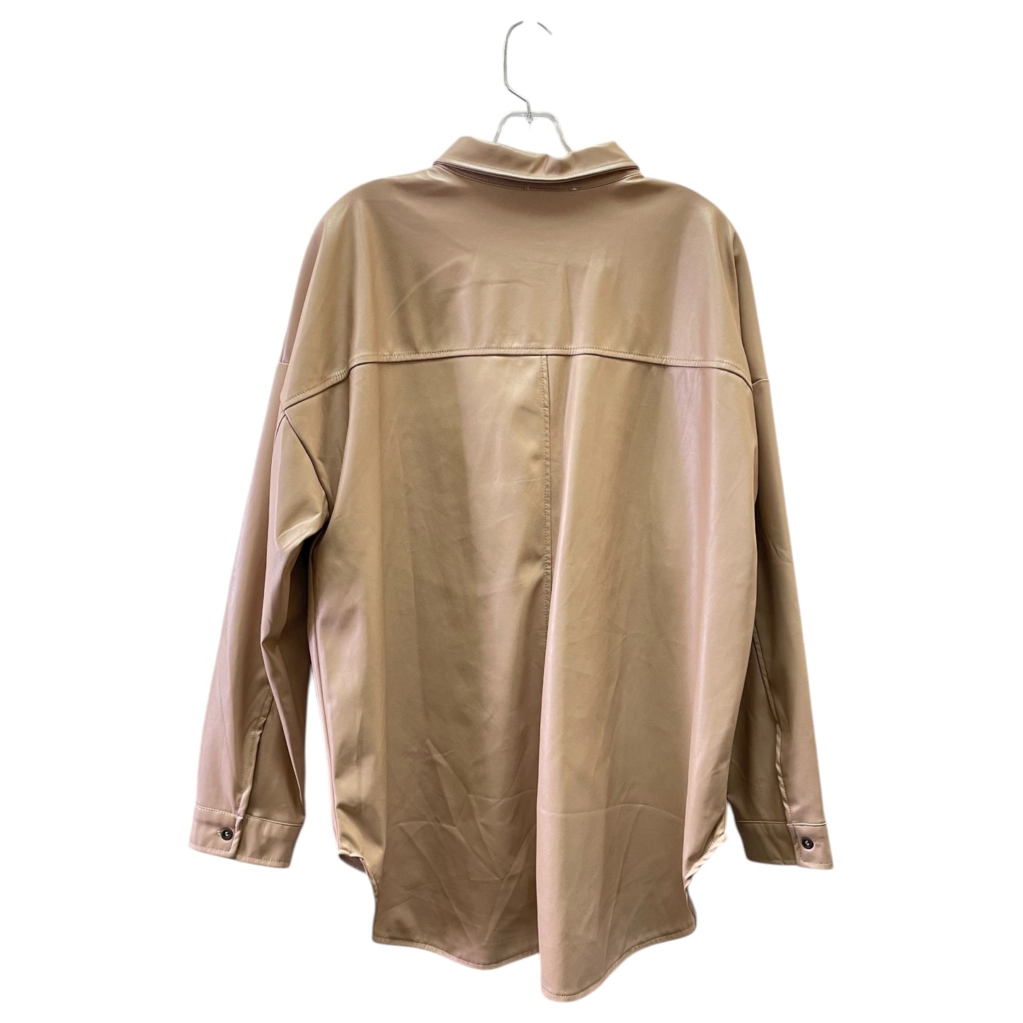 Jacket Other By Fashion Nova In Taupe, Size:L