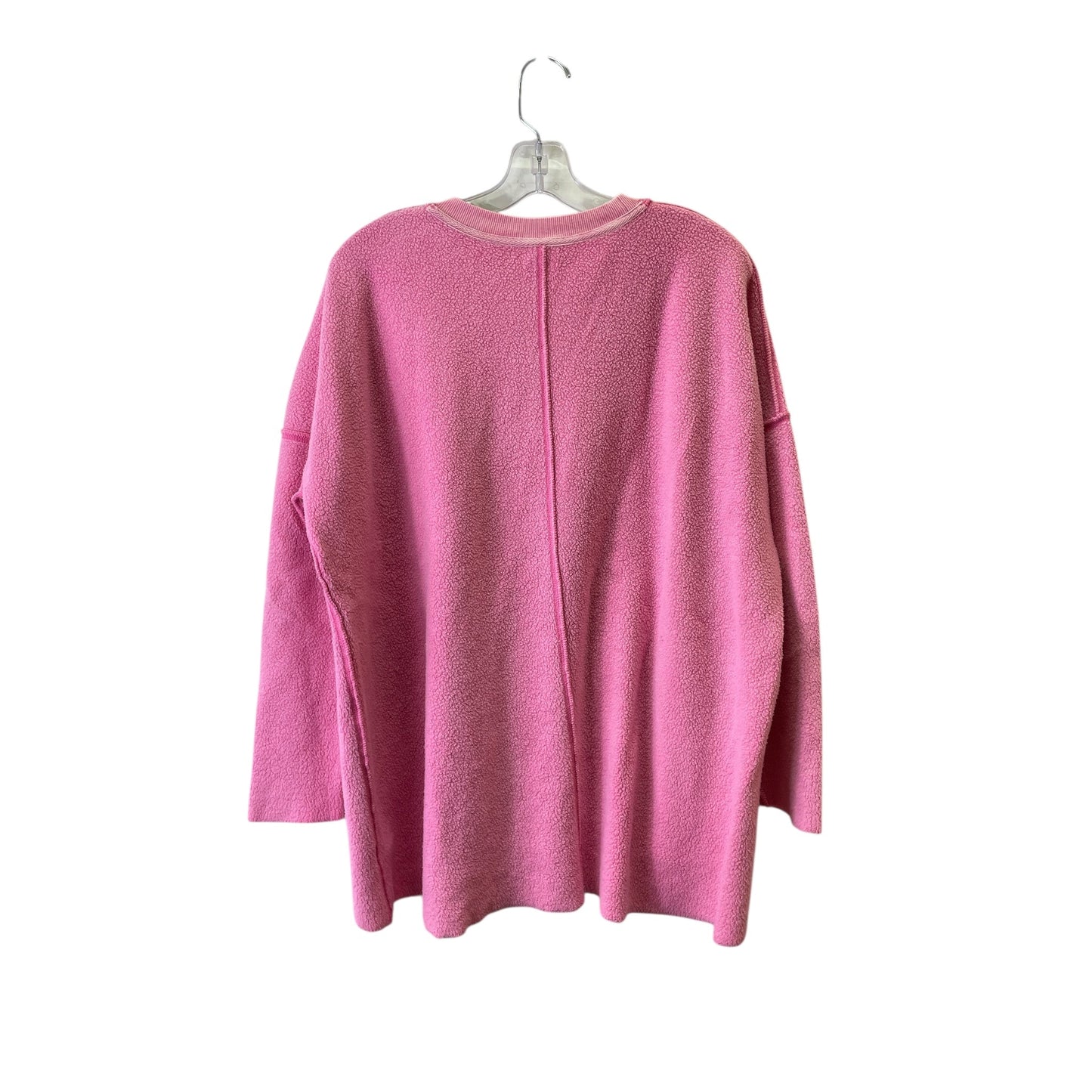 Sweatshirt Crewneck By Free People In Pink, Size:Xs