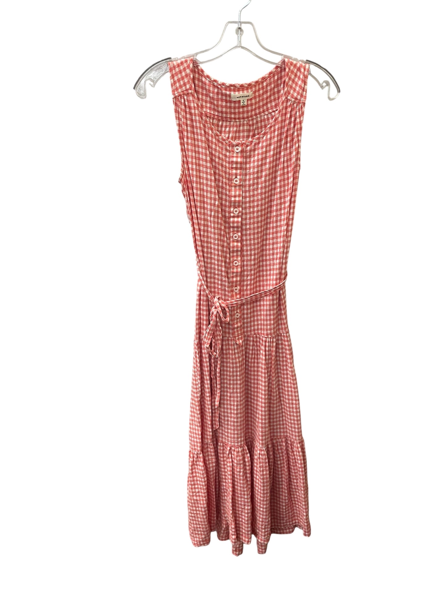 Dress Casual Midi By Max Studio In Red, Size:S