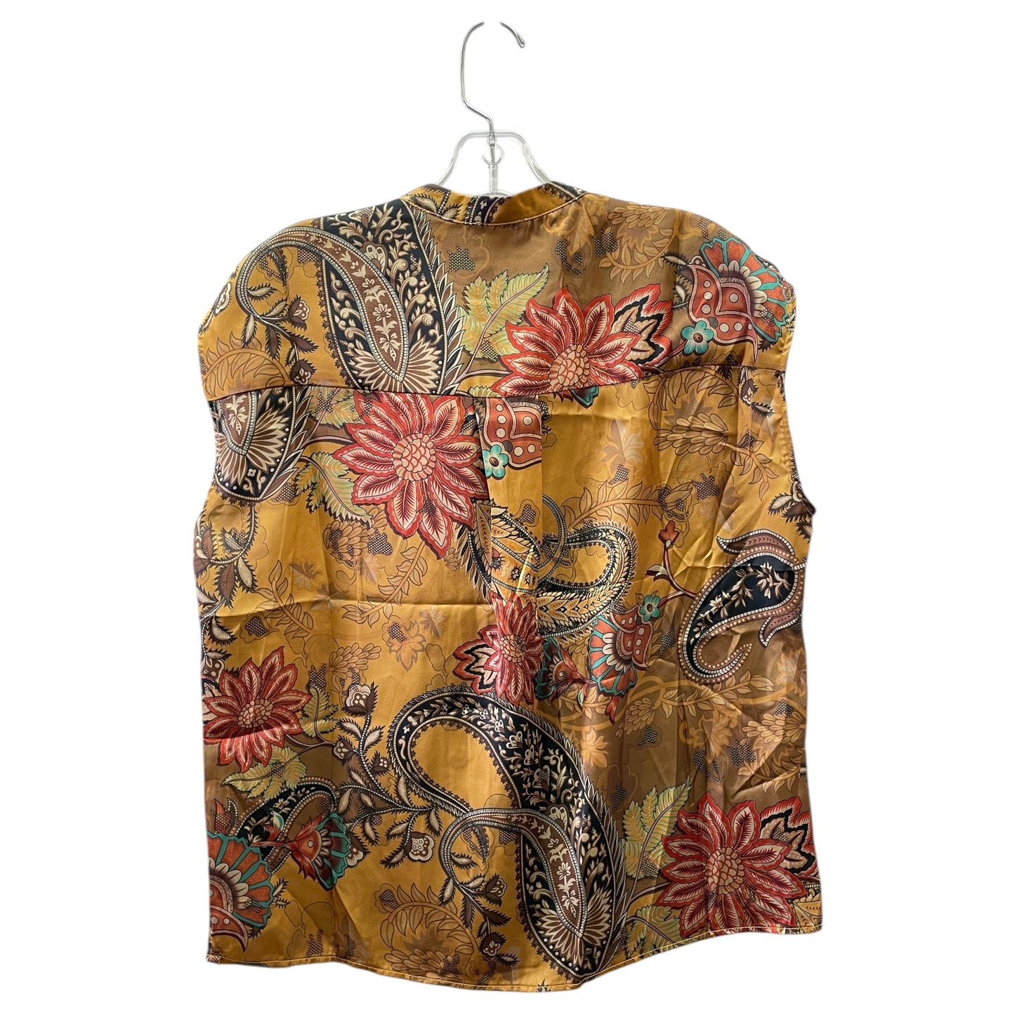 Blouse Sleeveless By Tahari In Floral Print, Size:Sp