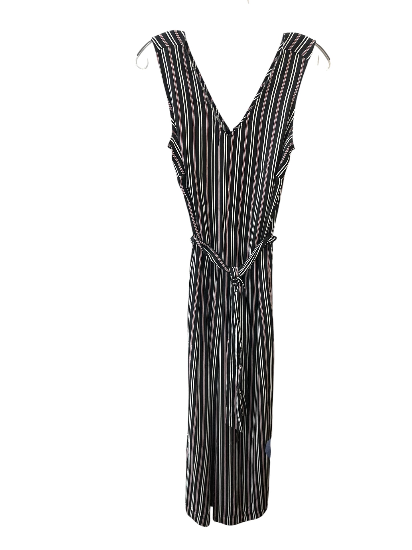 Jumpsuit By Max Studio In Black & Pink, Size:S