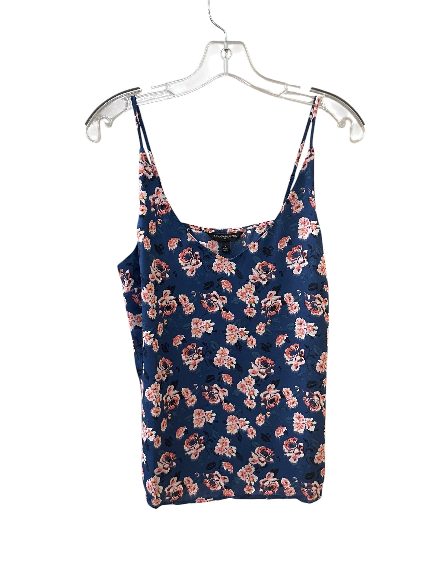 Blouse Sleeveless By Banana Republic In Floral Print, Size:S
