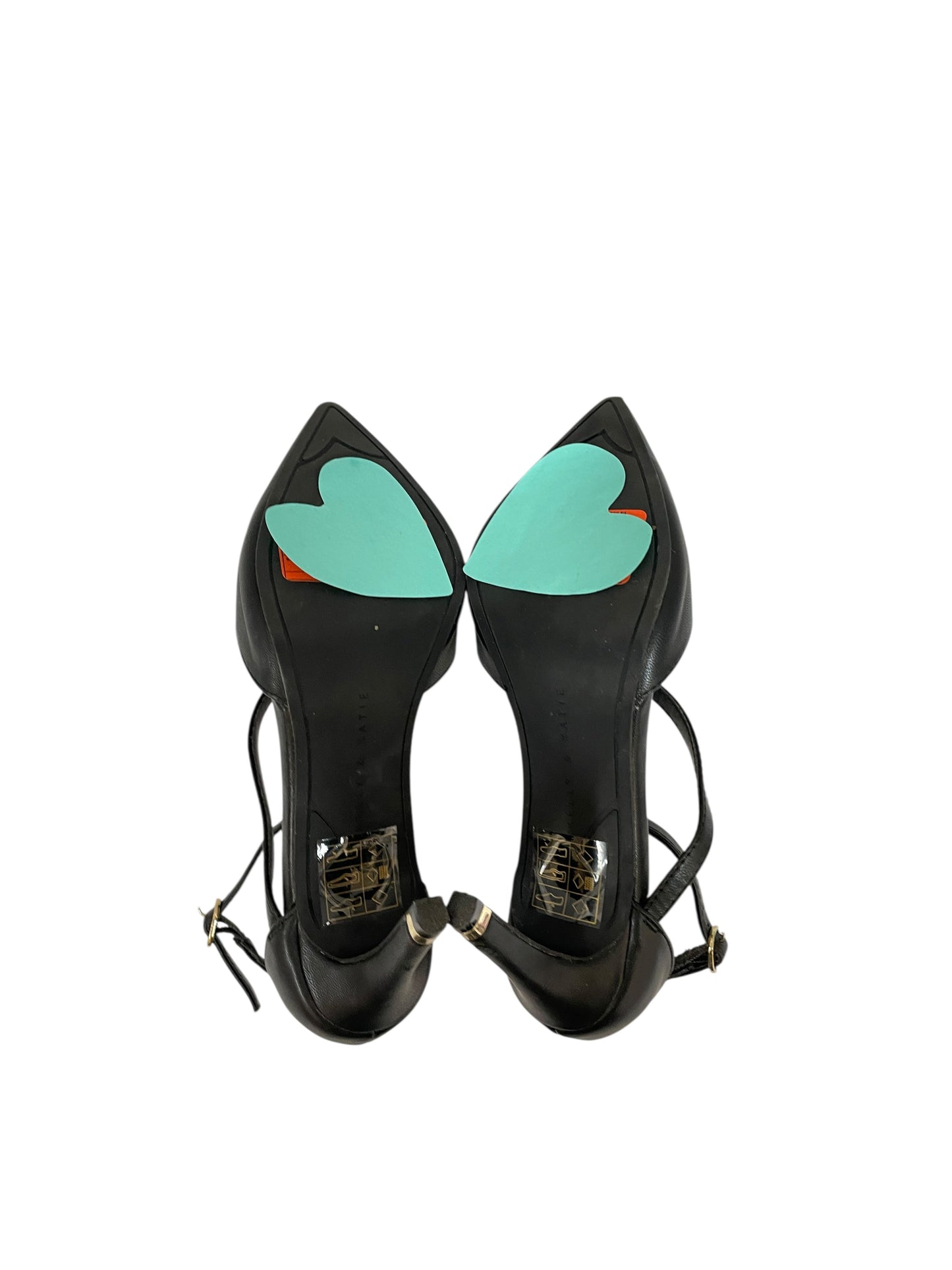 Sandals Heels Stiletto By Kelly And Katie In Black, Size:7