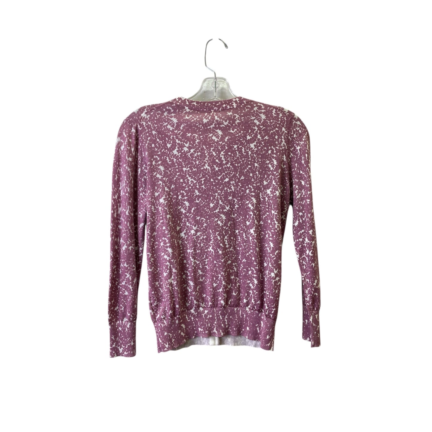 Sweater Cardigan By J. Crew In Mauve, Size:S