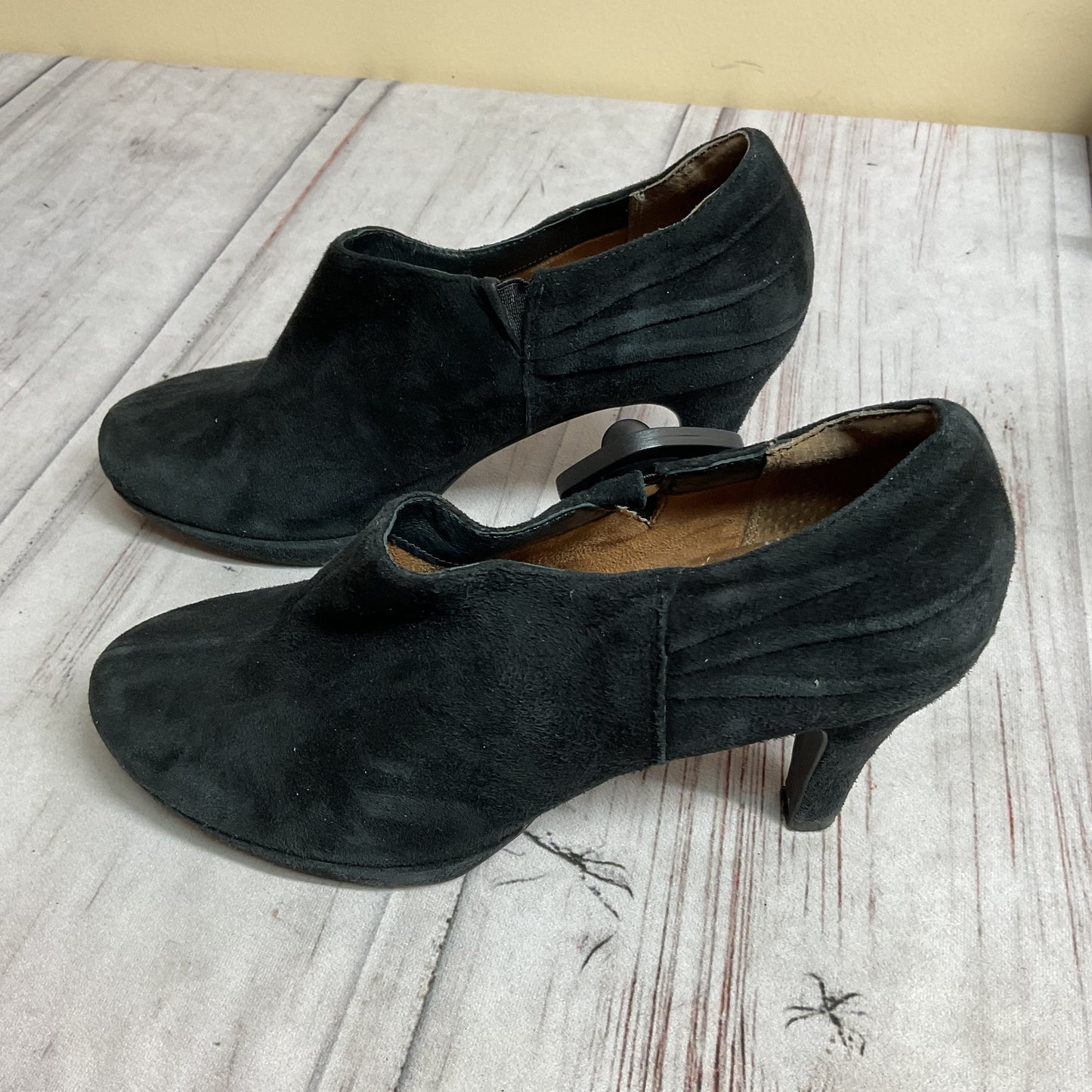 Shoes Heels Stiletto By Clarks In Black, Size:8.5