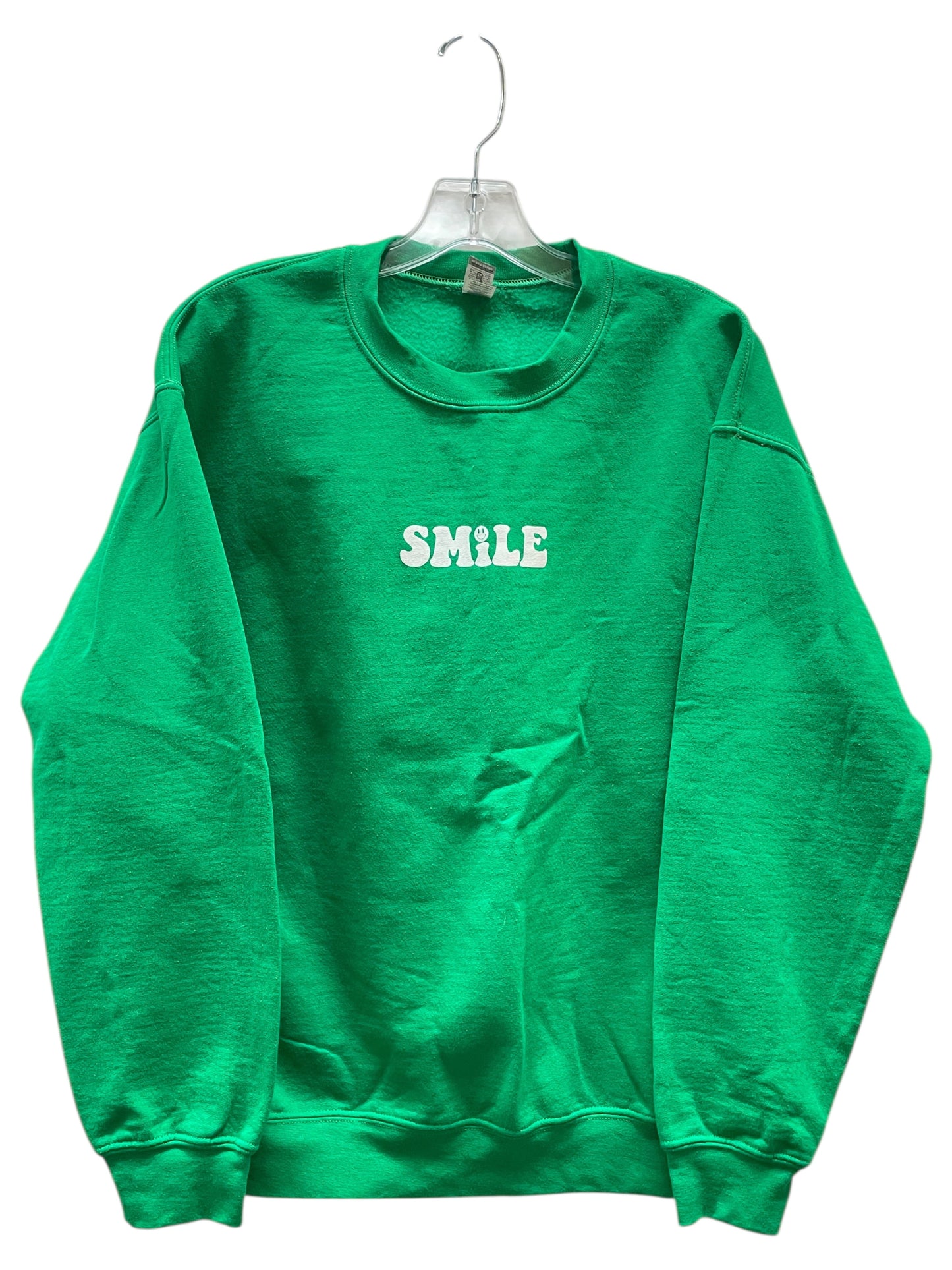 Sweatshirt Crewneck By Gildan In Green, Size:M