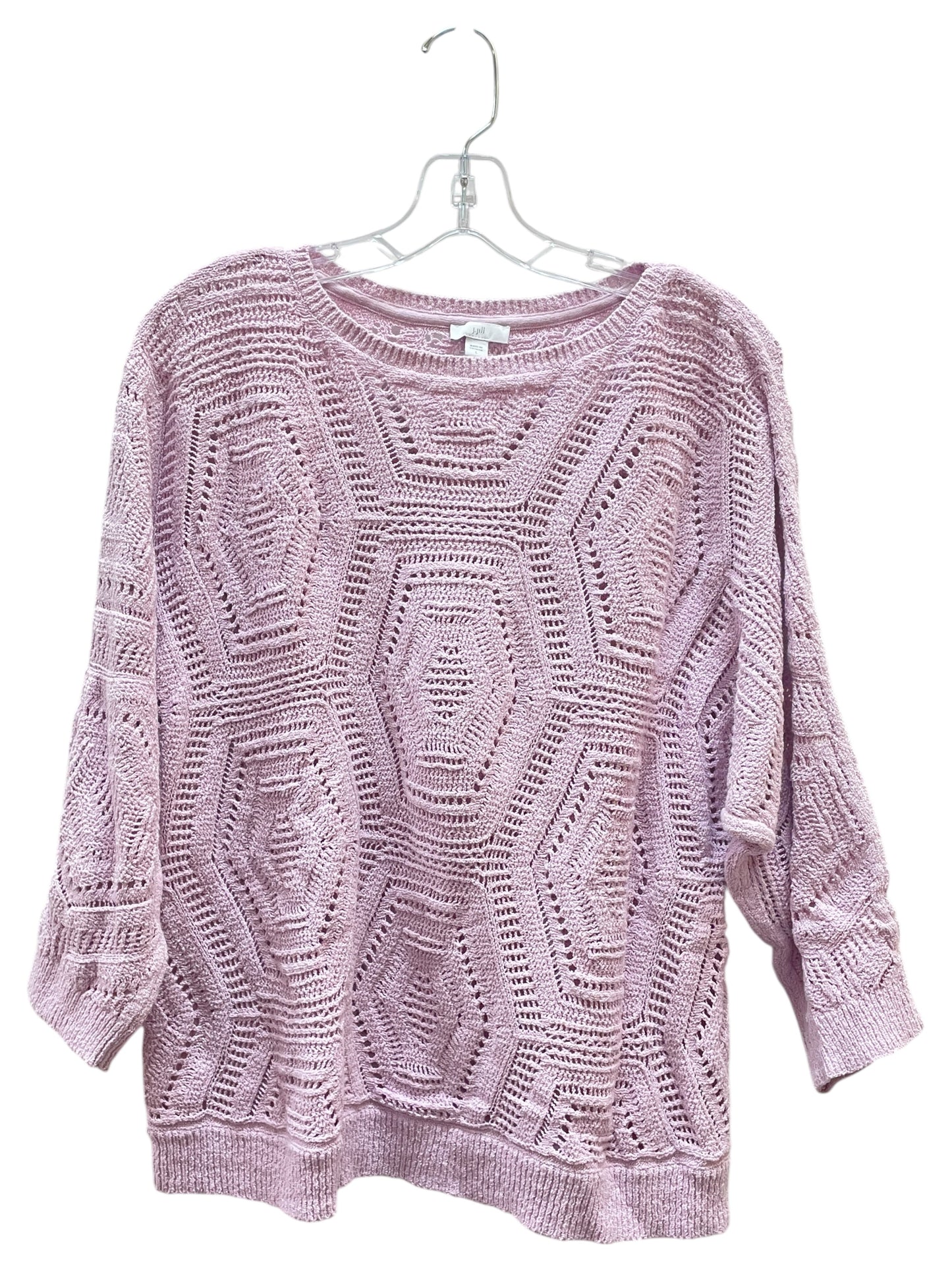 Sweater By J. Jill In Pink, Size:L