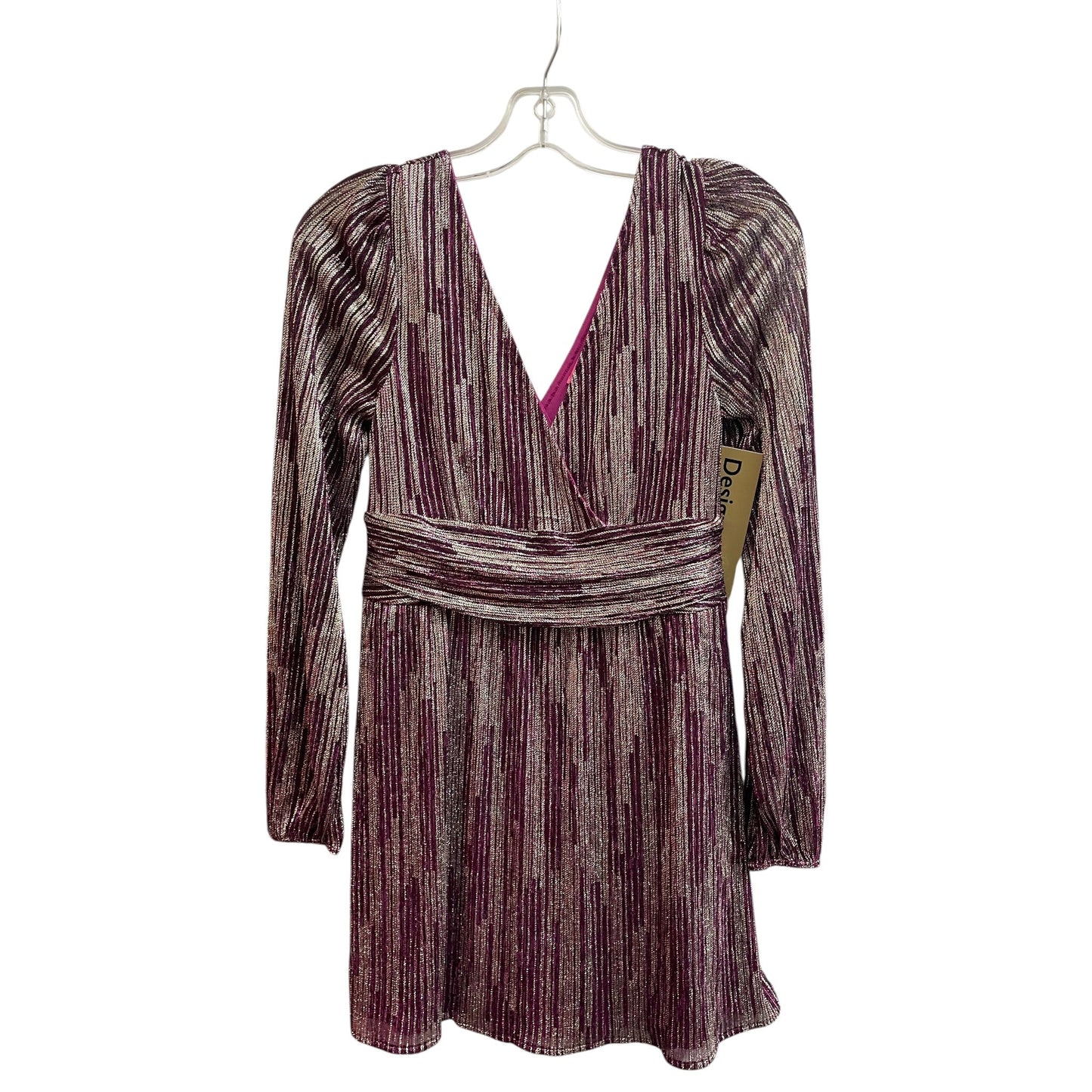 Dress Designer By Lilly Pulitzer In Purple & Silver, Size:Xs