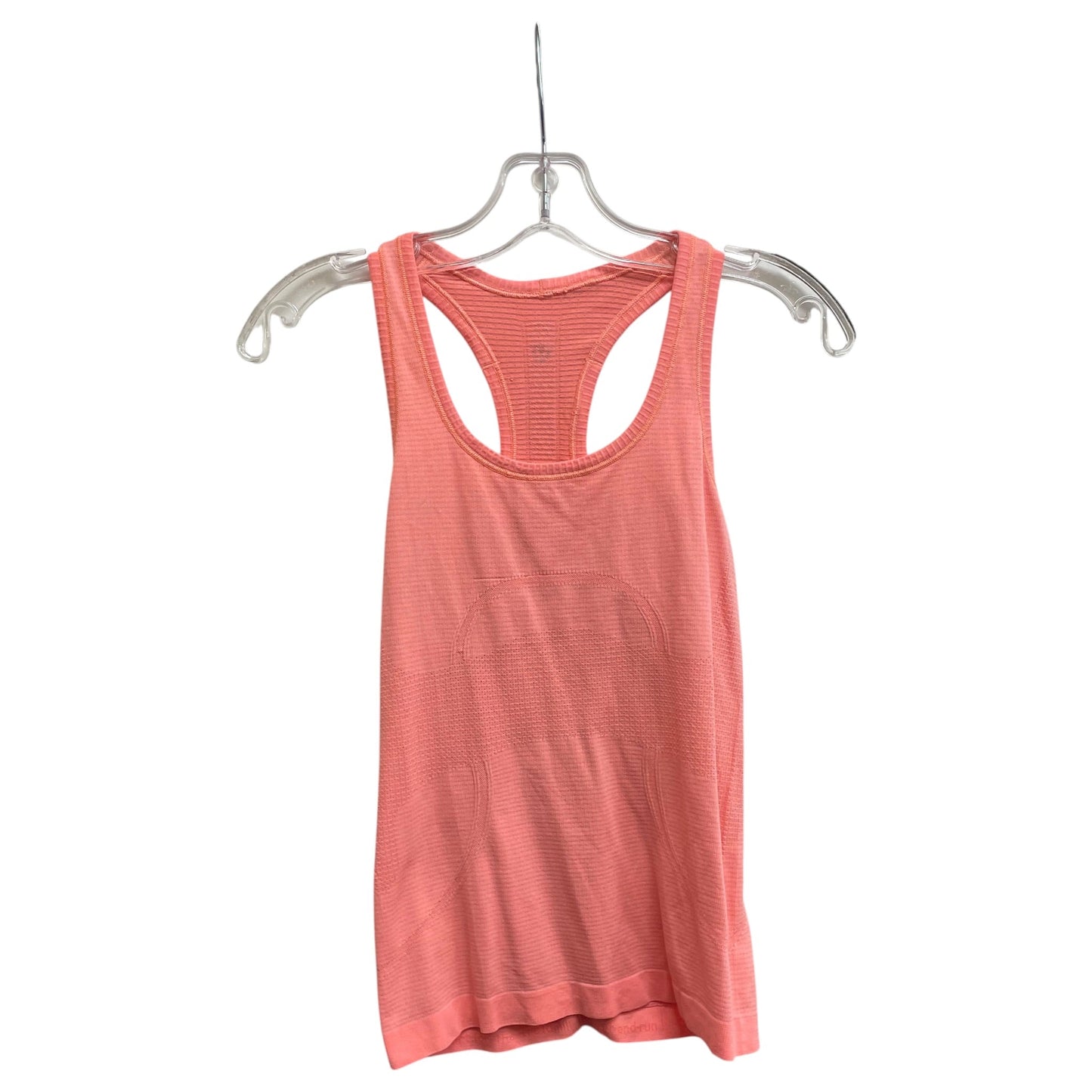 Athletic Tank Top By Lululemon In Orange, Size:4