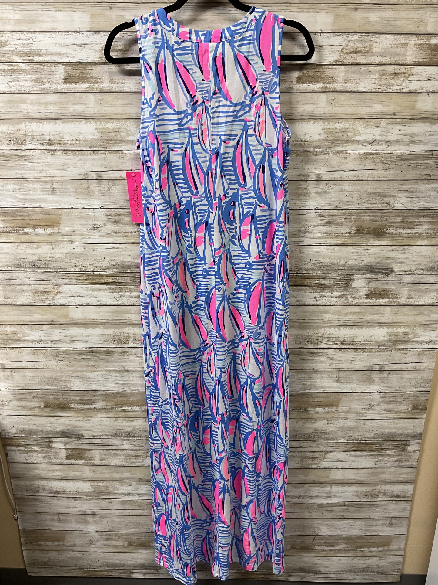 Dress Designer By Lilly Pulitzer In Blue & White, Size:M