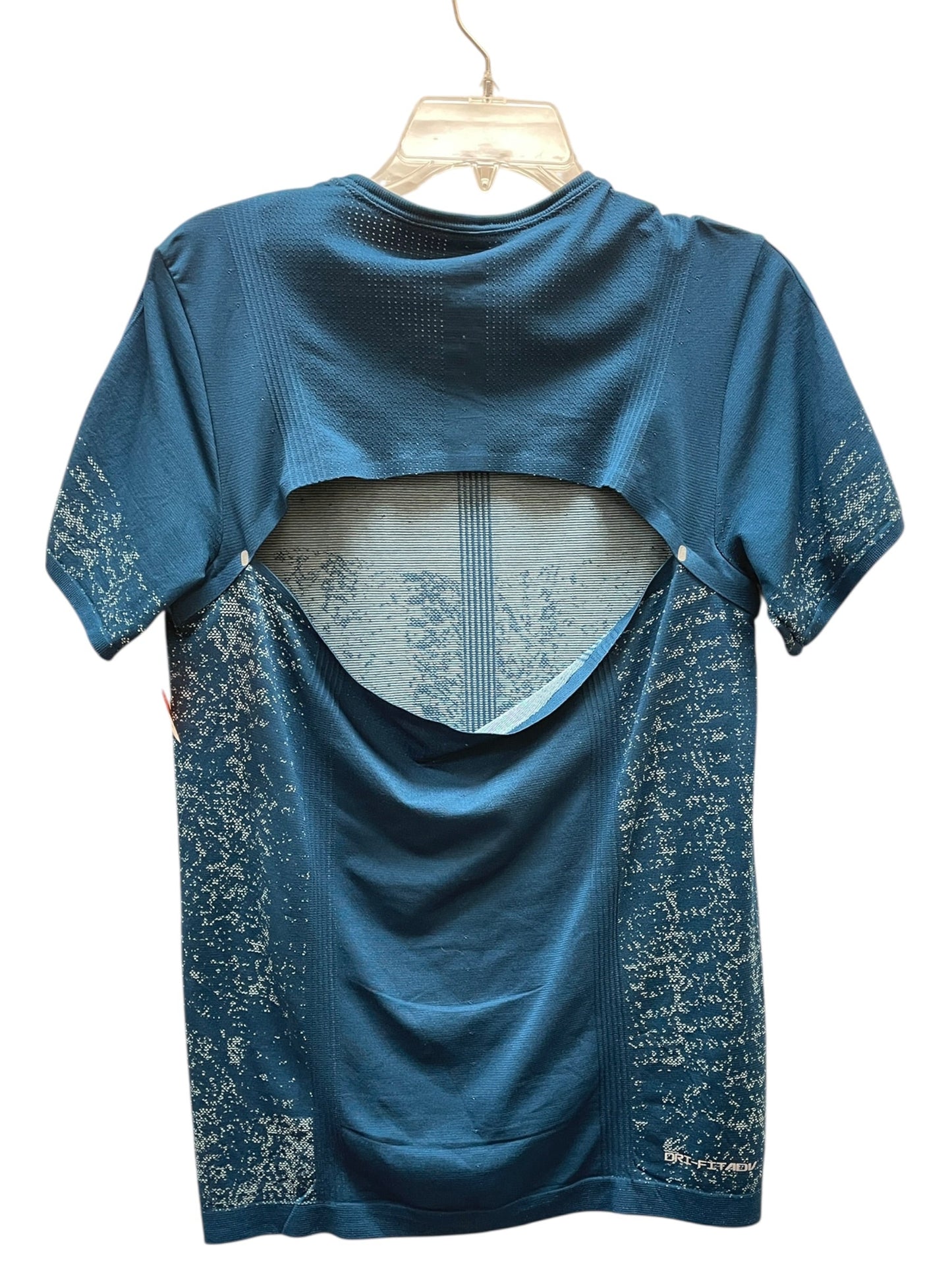 Athletic Top Ss By Nike In Blue & White, Size:Xl