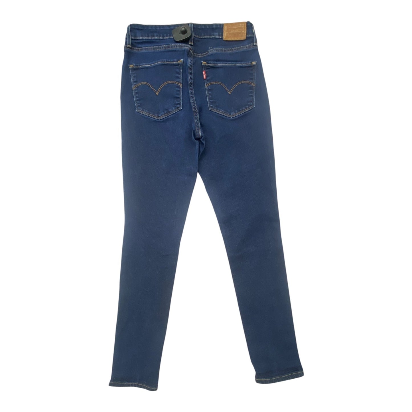Jeans Skinny By Levis In Blue Denim, Size:6