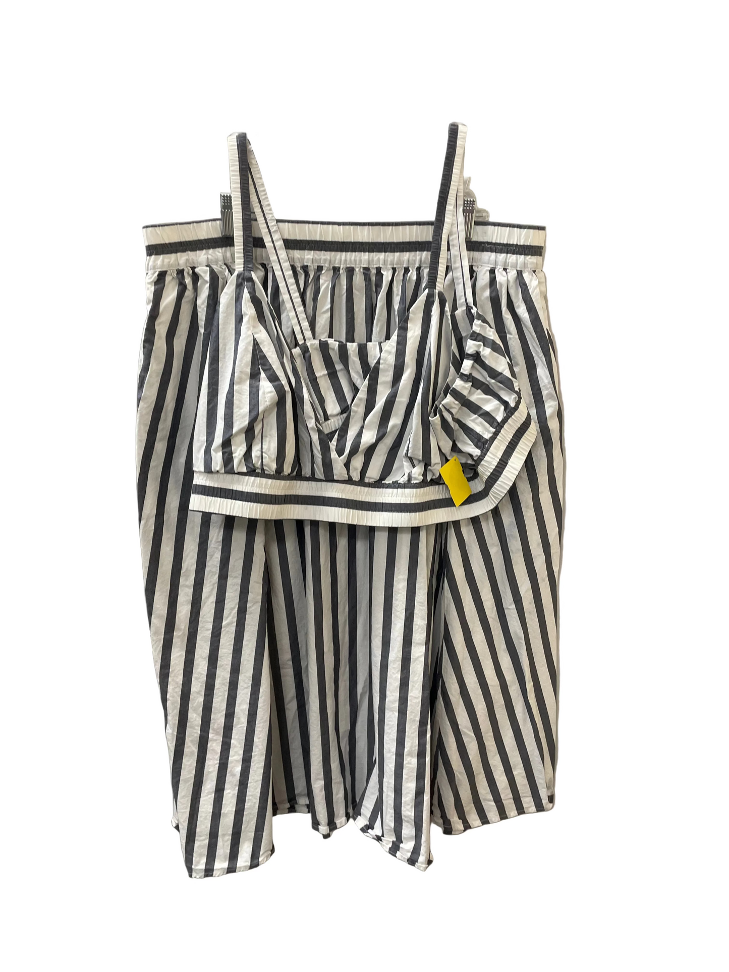 Skirt Set 2Pc By A New Day In Grey & White, Size:2X