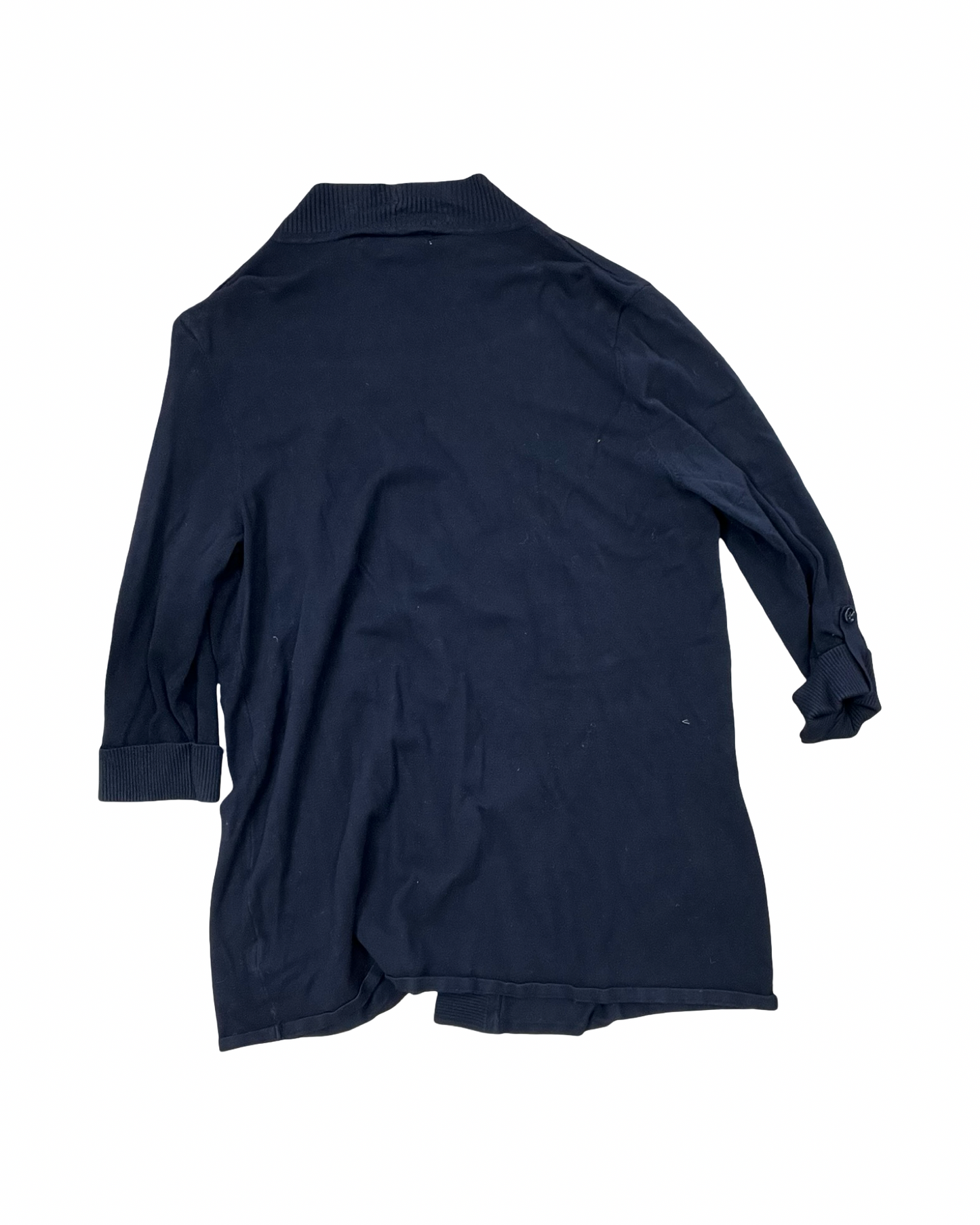 Sweater Cardigan By Laura Ashley In Black, Size:L
