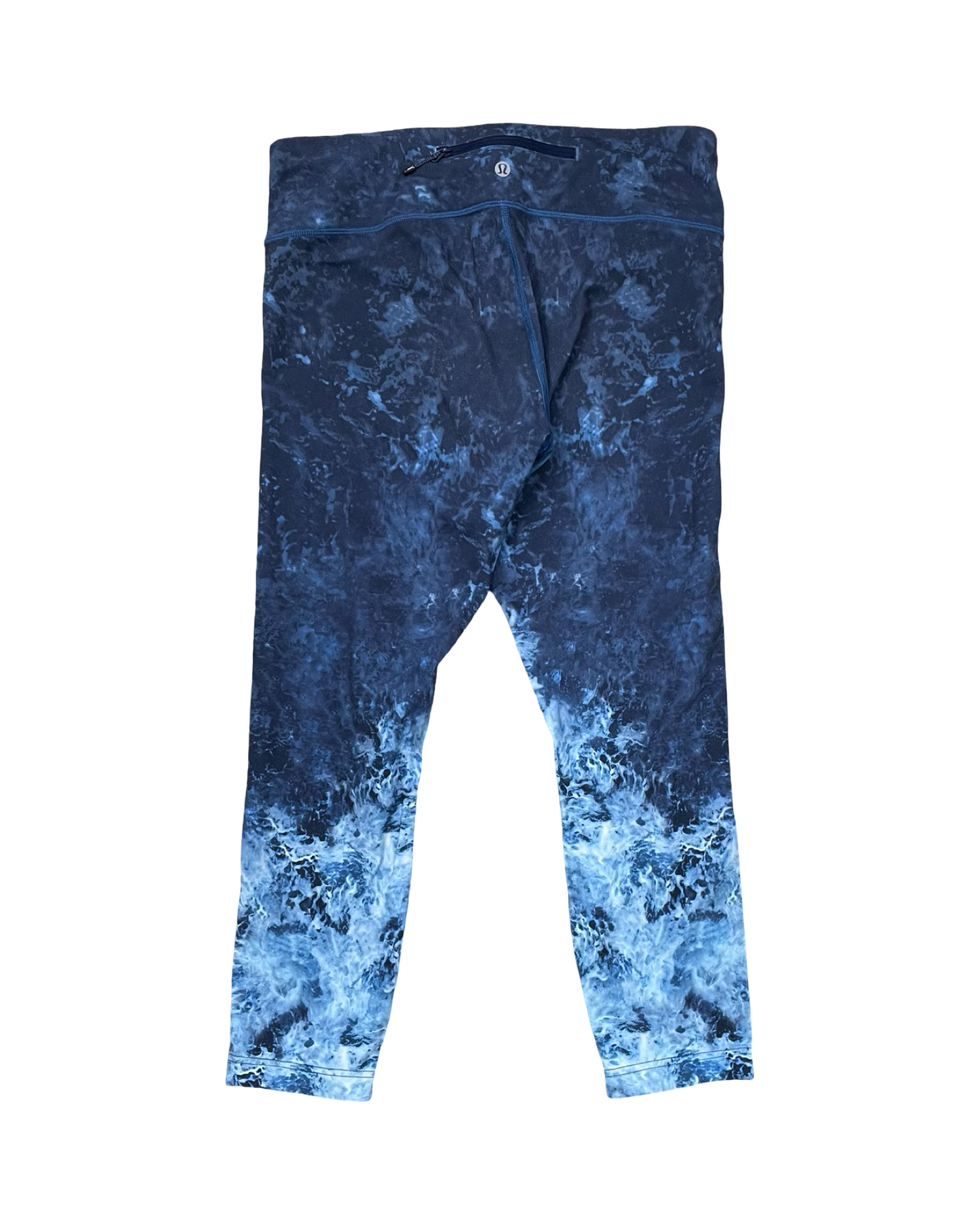 Athletic Leggings Capris By Lululemon In Blue, Size:10