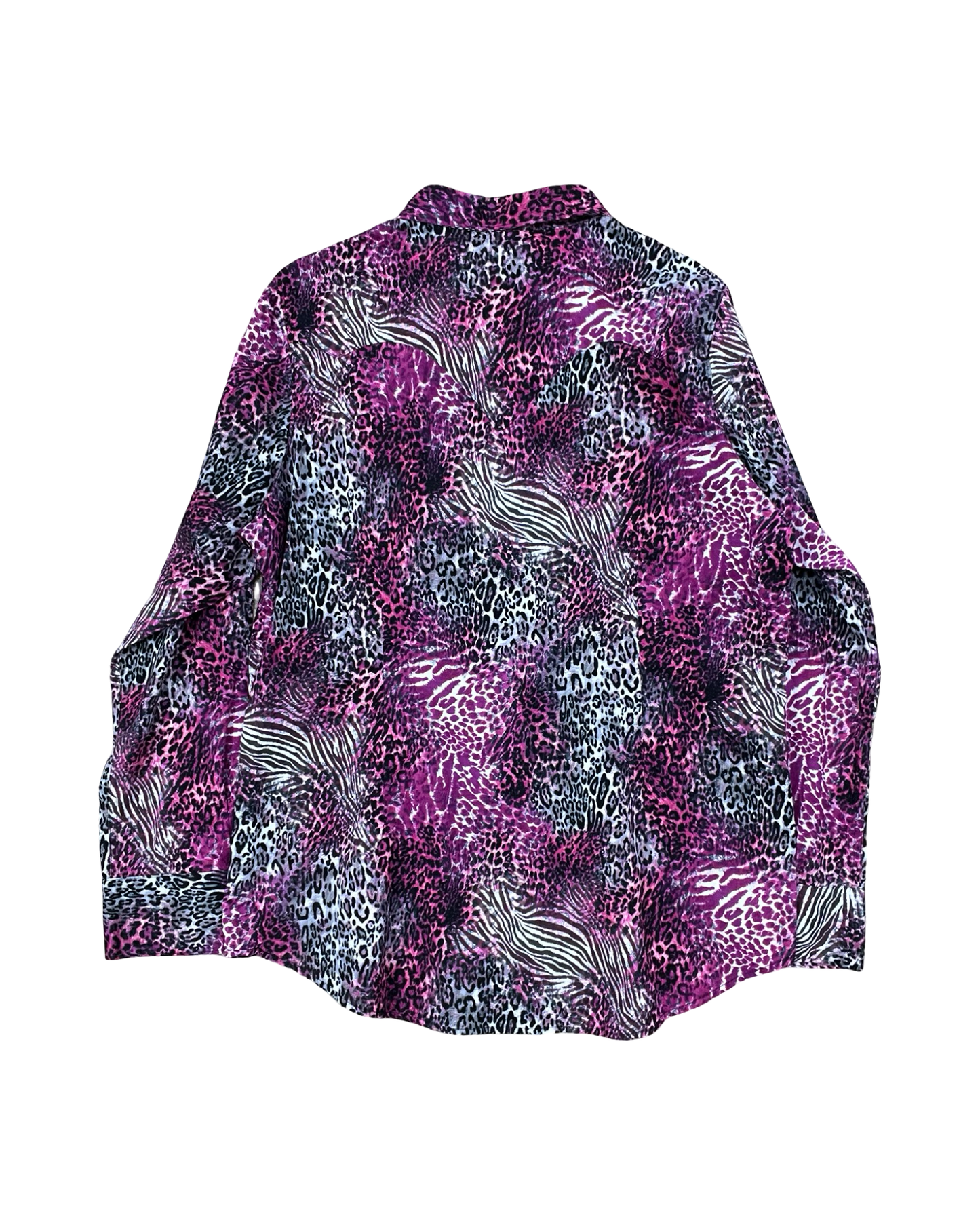 Blouse Ls By Ariat In Pink & White, Size:Xl