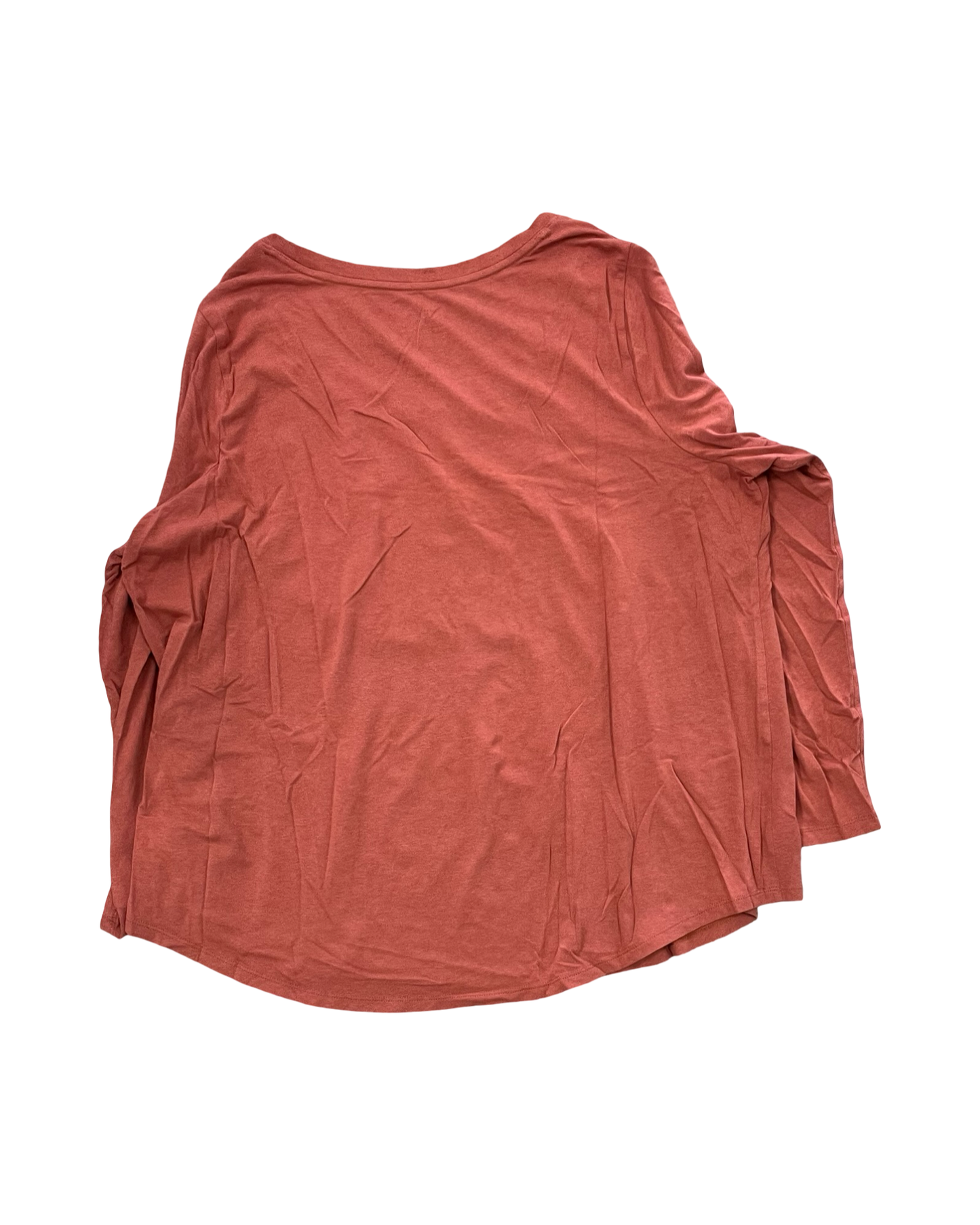 Top Ls By Terra & Sky In Orange, Size:2X