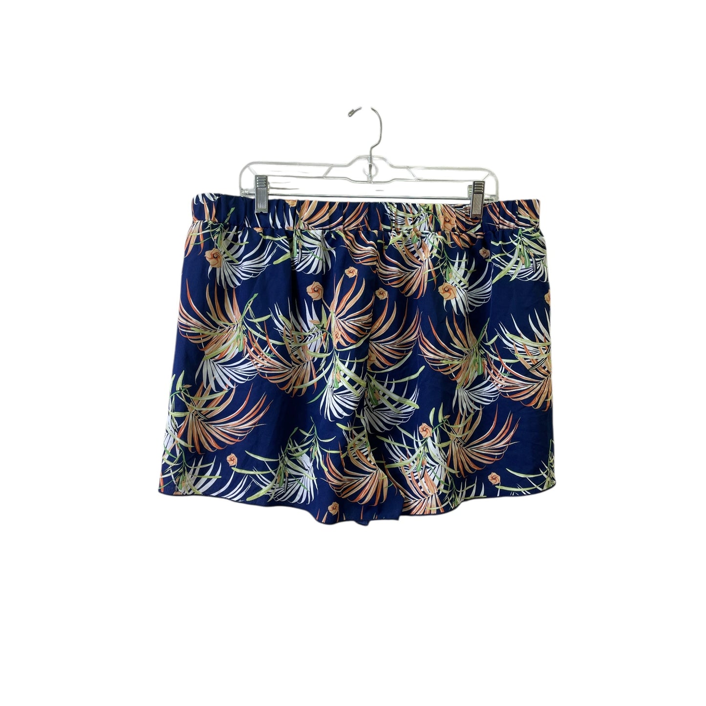 Shorts Set By Shein In Blue, Size:2X