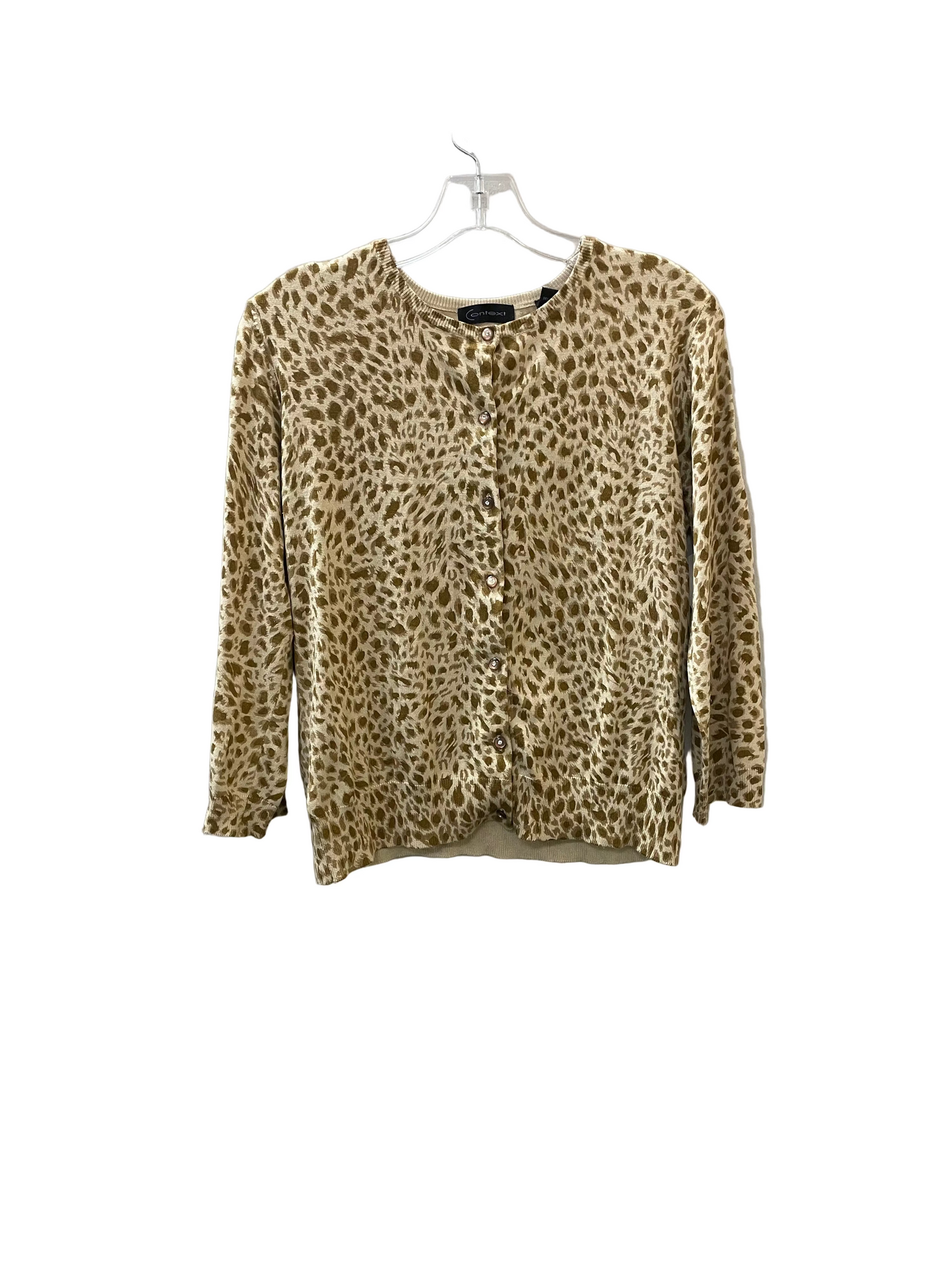 Sweater By Context In Leopard Print, Size:L